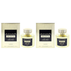 Lattafa Confidential - Private Gold - Pack of 2 Eau De Parfum-Thefragrancemart.com