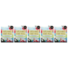 Oh K! Foot Peel Mask - Pomegranate - Pack of 5 -Thefragrancemart.com