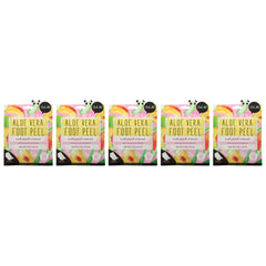 Oh K! Foot Peel Mask - Aloe Vera - Pack of 5 -Thefragrancemart.com