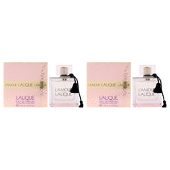 Lalique Lamour - Pack of 2 Eau De Parfum-Thefragrancemart.com