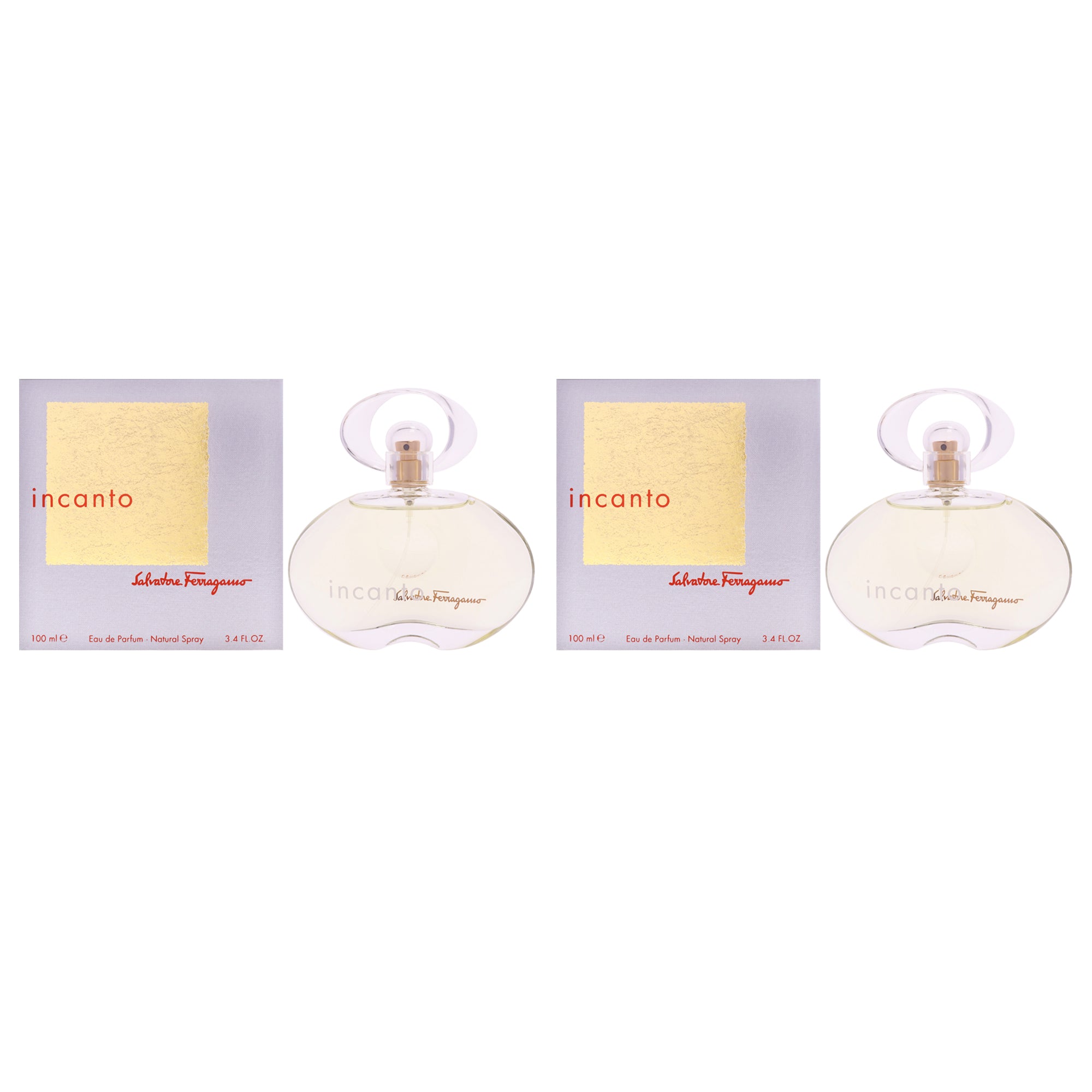 Salvatore Ferragamo Incanto - Pack of 2 Eau De Parfum-Thefragrancemart.com