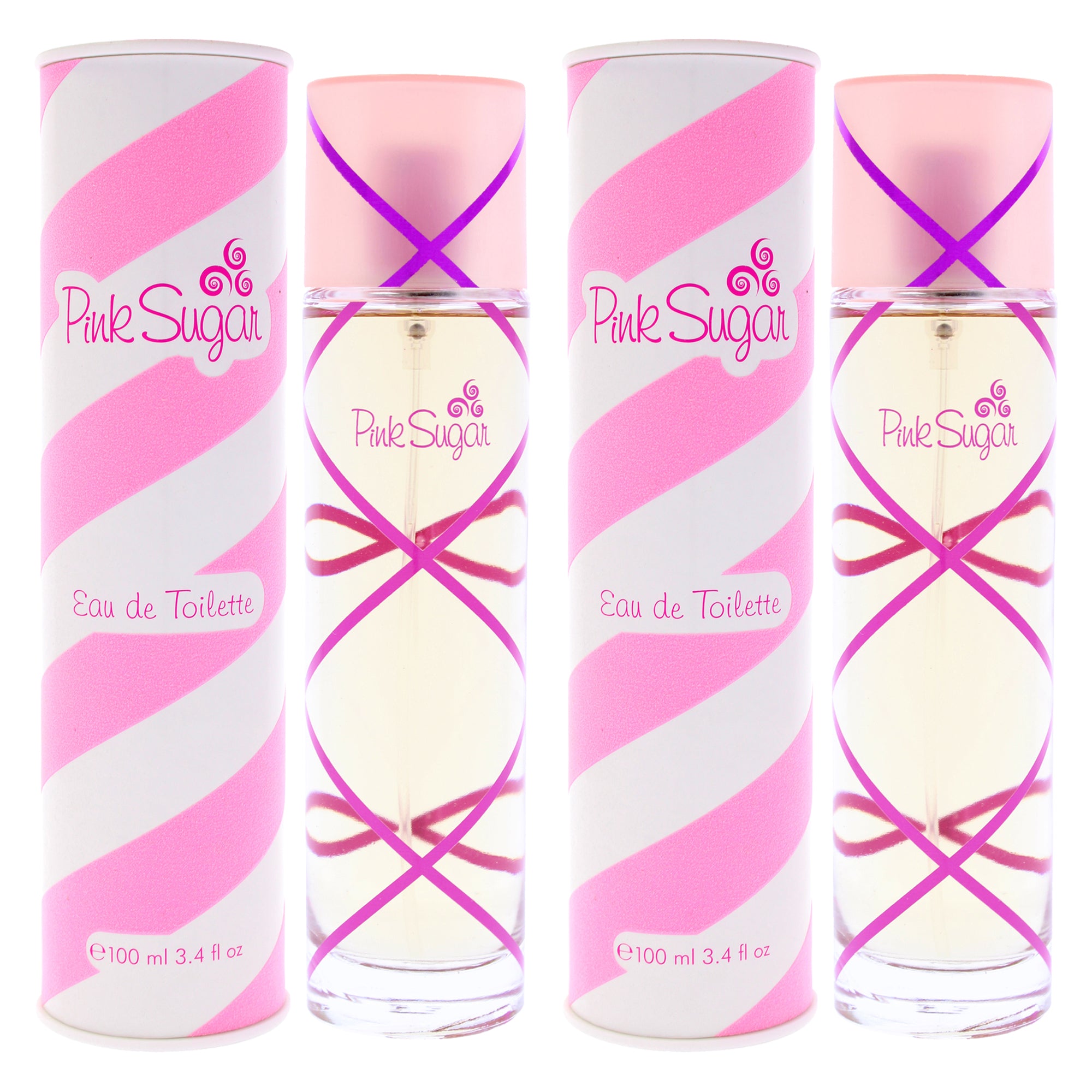 Aquolina Pink Sugar - Pack of 2 Eau De Toilette-Thefragrancemart.com