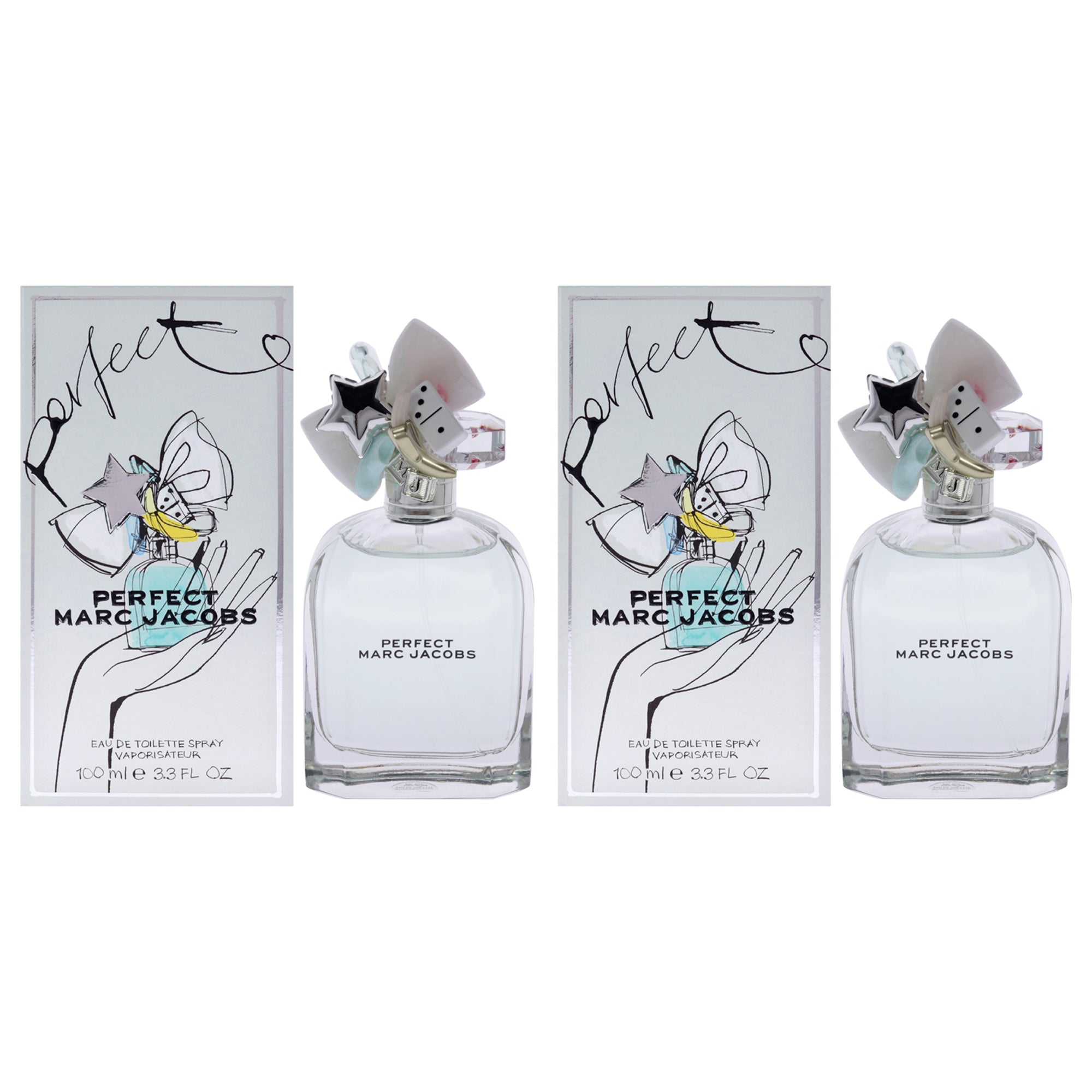 Marc Jacobs Perfect - Pack of 2 Eau De Toilette-Thefragrancemart.com