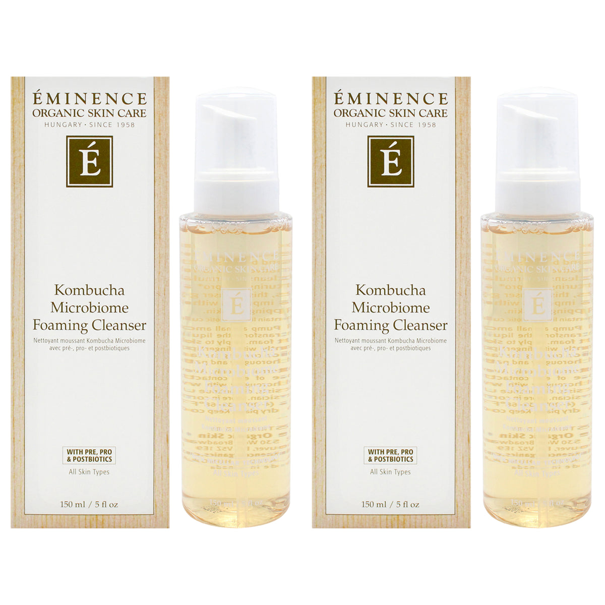 Eminence Kombucha Microbiome Foaming Cleanser - Pack of 2 -Thefragrancemart.com