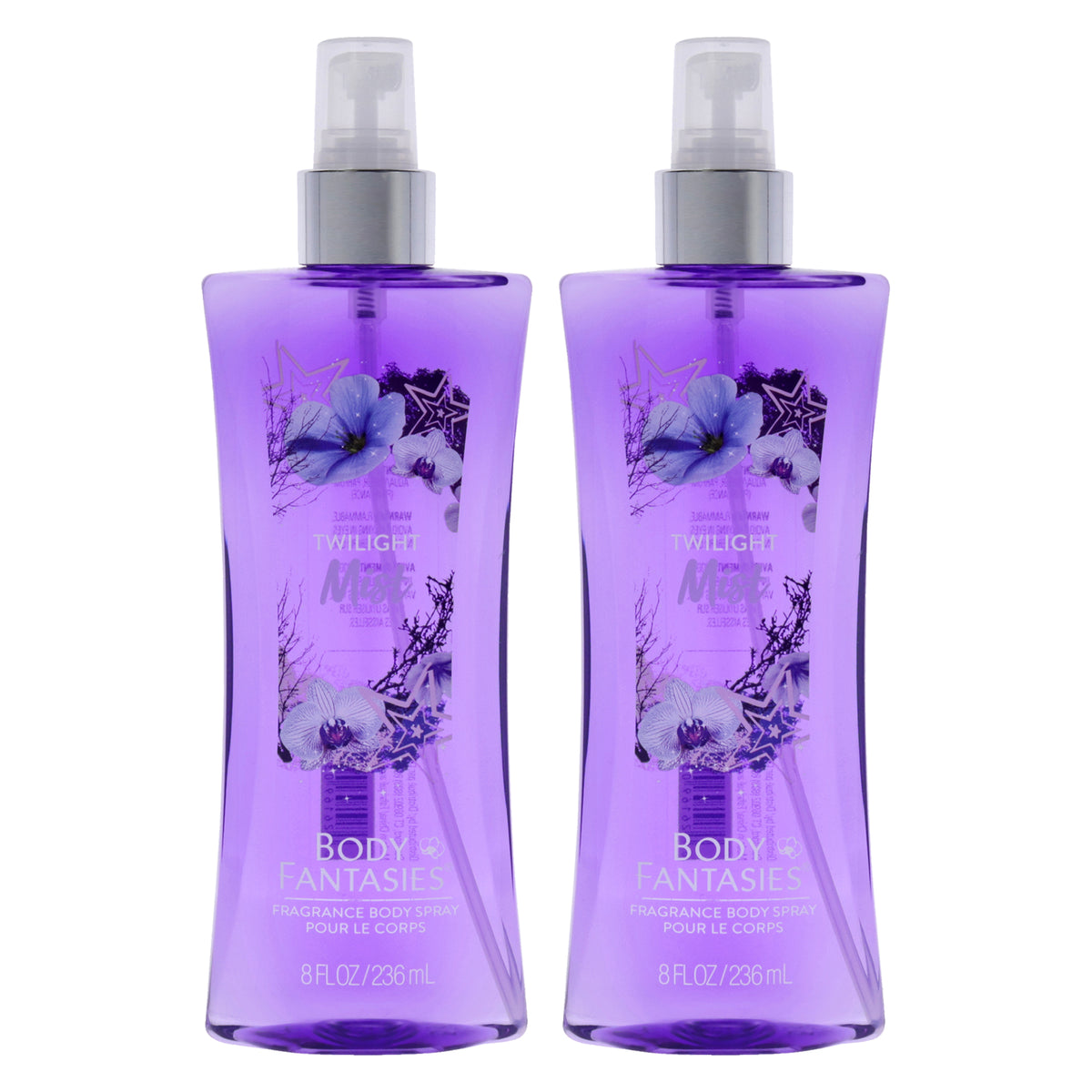 Body Fantasies Signature Twilight Mist Fragrance Body Spray - Pack of 2 -Thefragrancemart.com