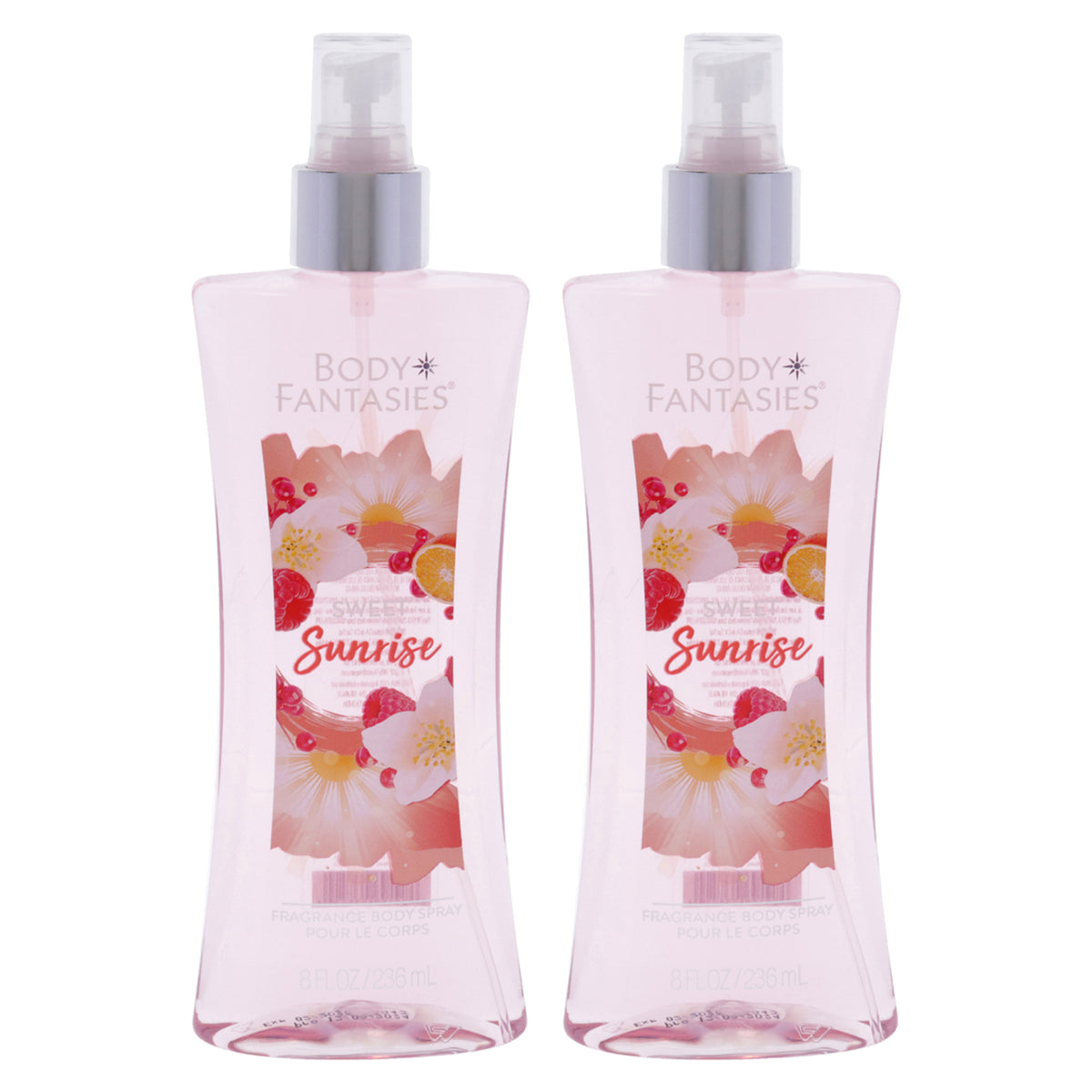 Body Fantasies Sweet Sunrise - Pack of 2 -Thefragrancemart.com