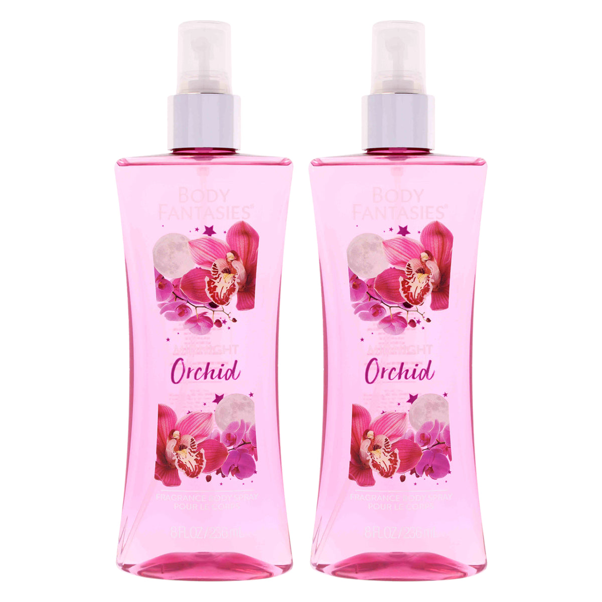 Body Fantasies Midnight Orchid - Pack of 2 -Thefragrancemart.com