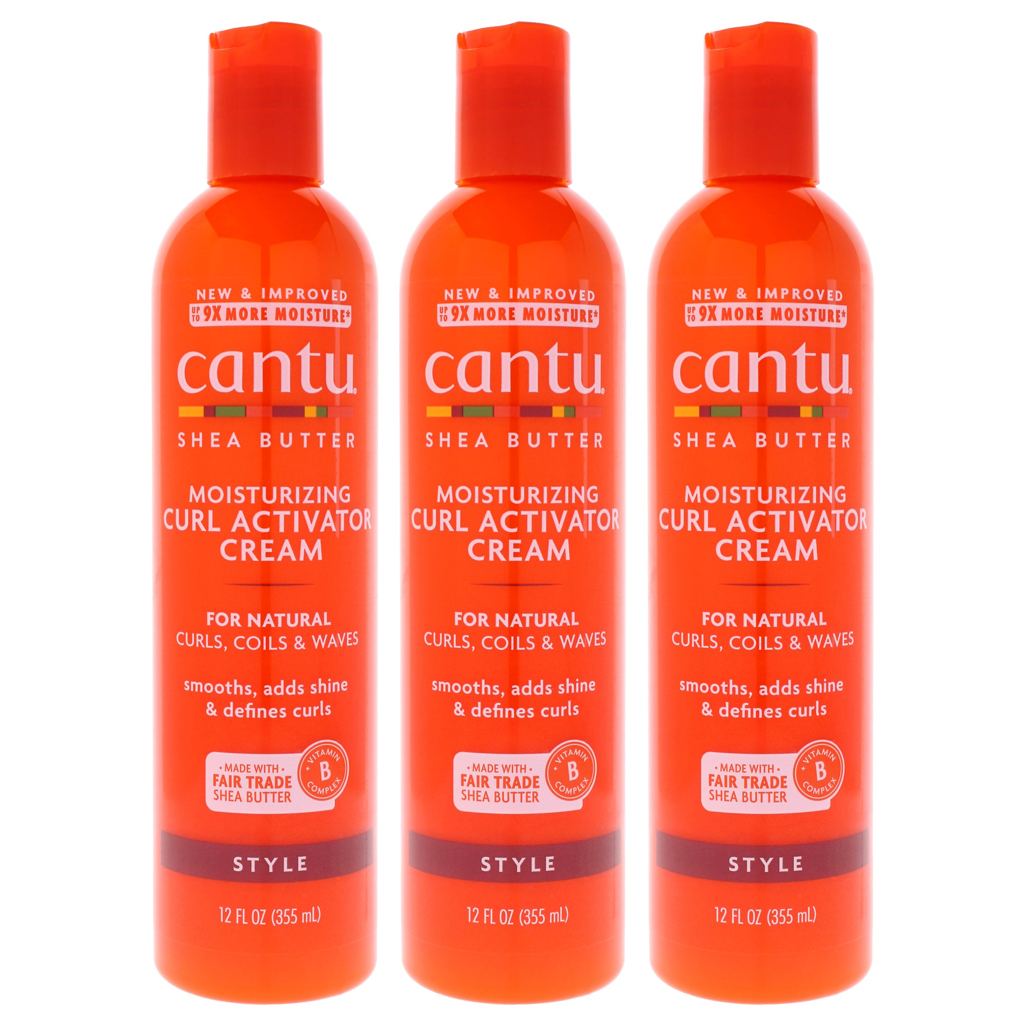 Cantu Shea Butter Moisturizing Curl Activator Cream - Pack of 3 -Thefragrancemart.com