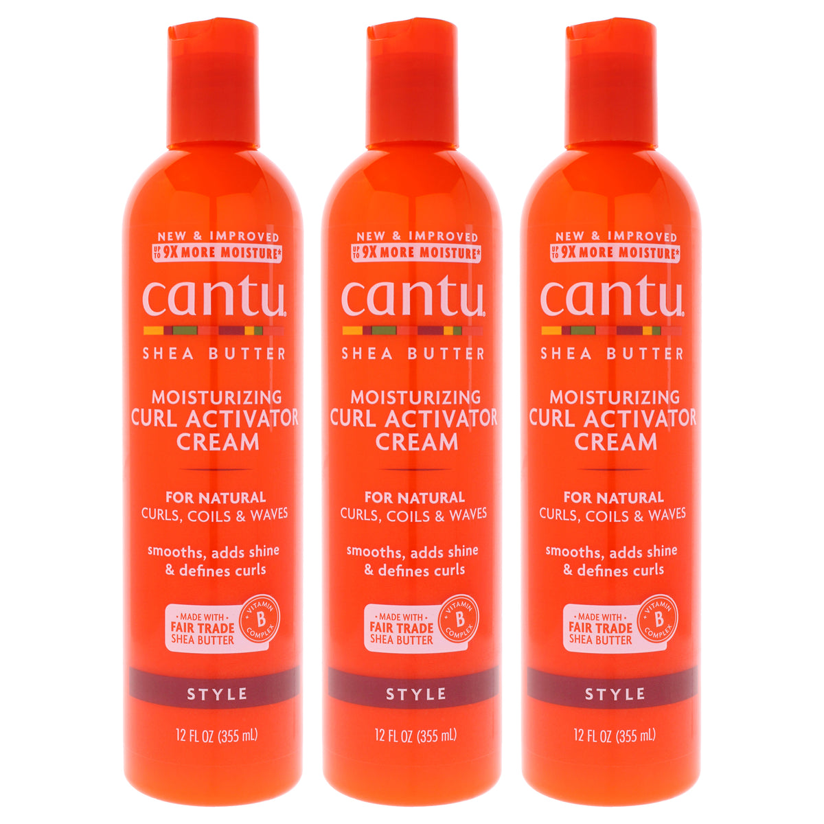 Cantu Shea Butter Moisturizing Curl Activator Cream - Pack of 3 -Thefragrancemart.com