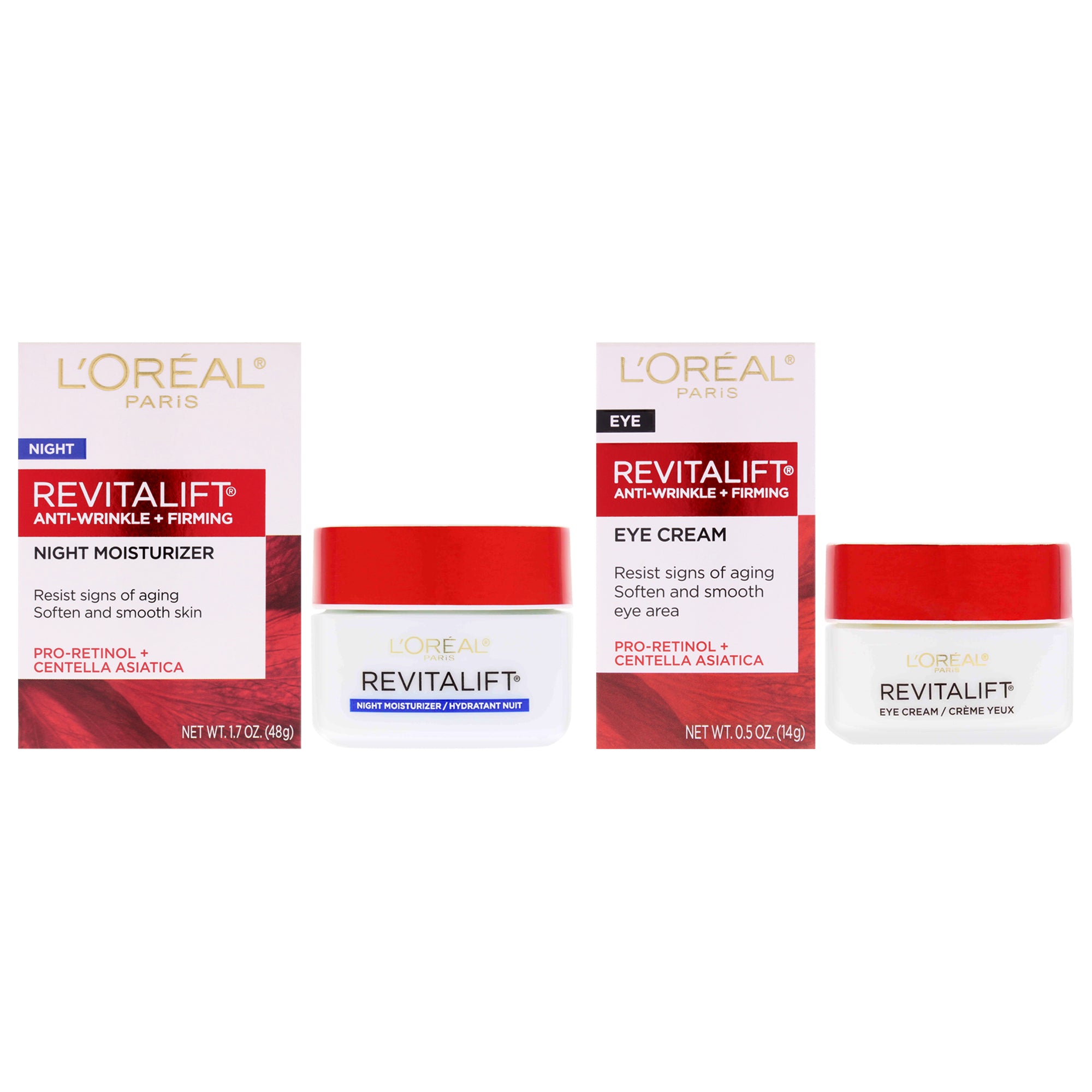 LOreal Paris Revitalift Anti Wrinkle Night Moisturizer Kit -Thefragrancemart.com