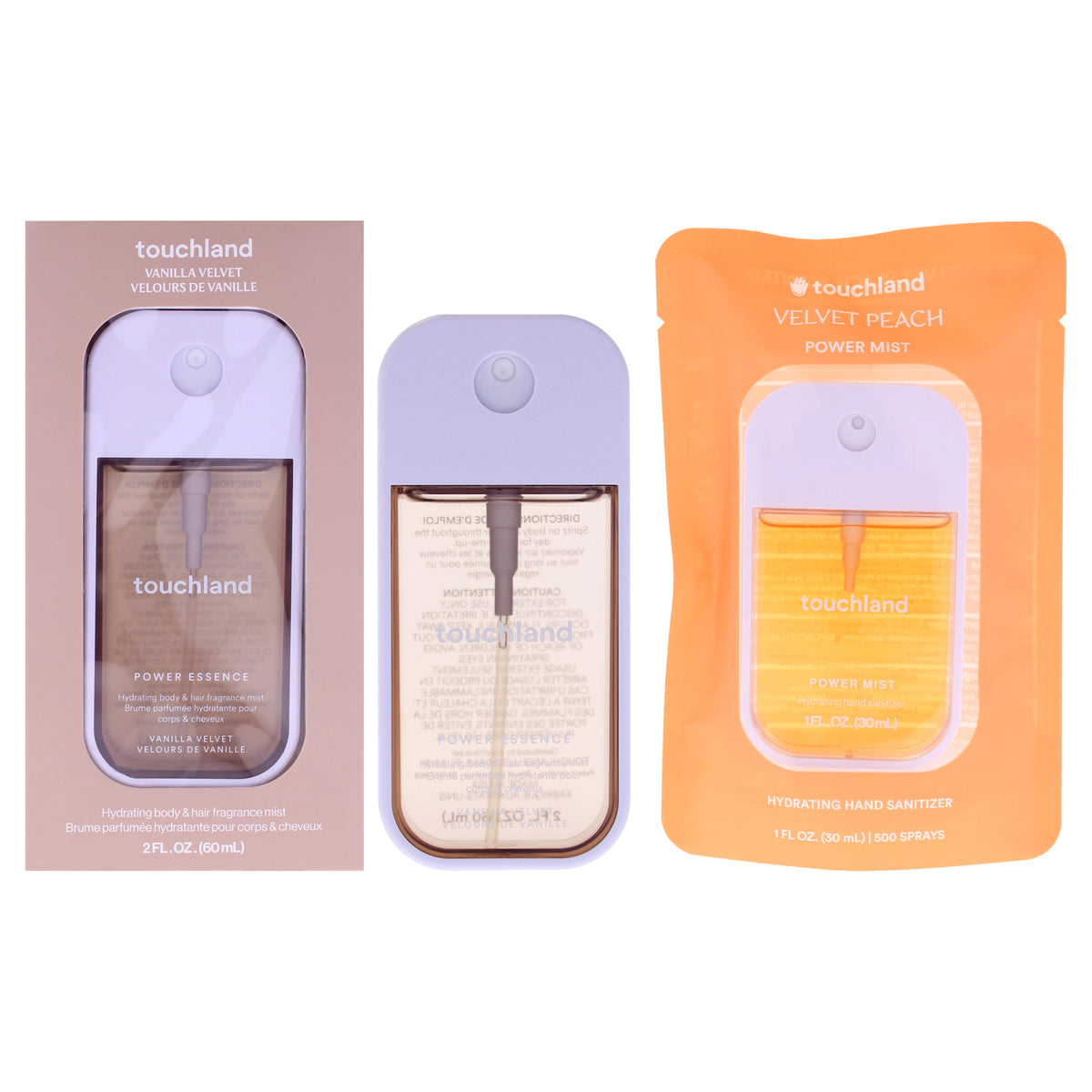 Touchland Power Mist and Essence Kit -Thefragrancemart.com