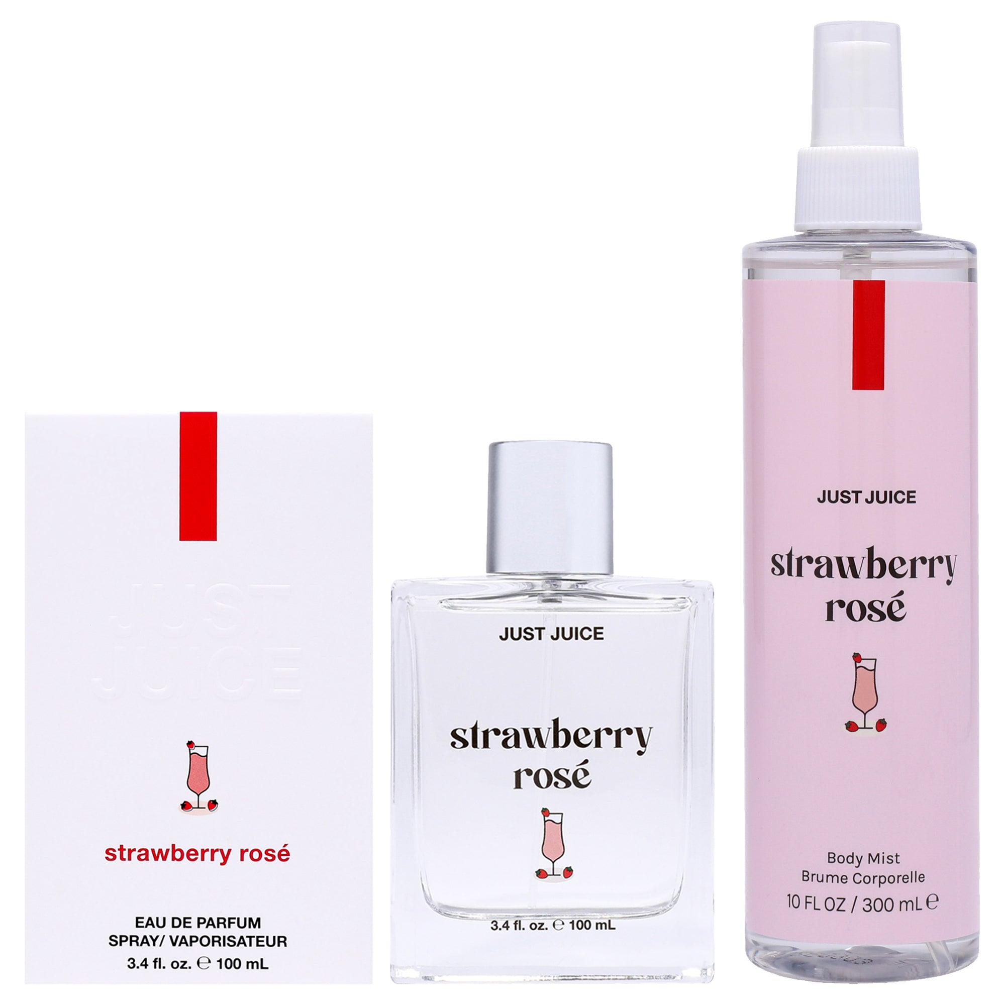 Just Juice Strawberry Rose Kit 2 Pc Kit-Thefragrancemart.com