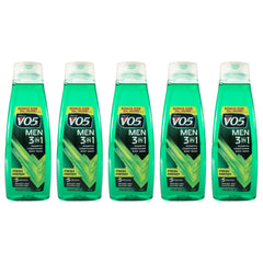 Alberto VO5 3-in-1 Fresh Energy Shampoo Conditioner and Body Wash - Pack of 5 -Thefragrancemart.com