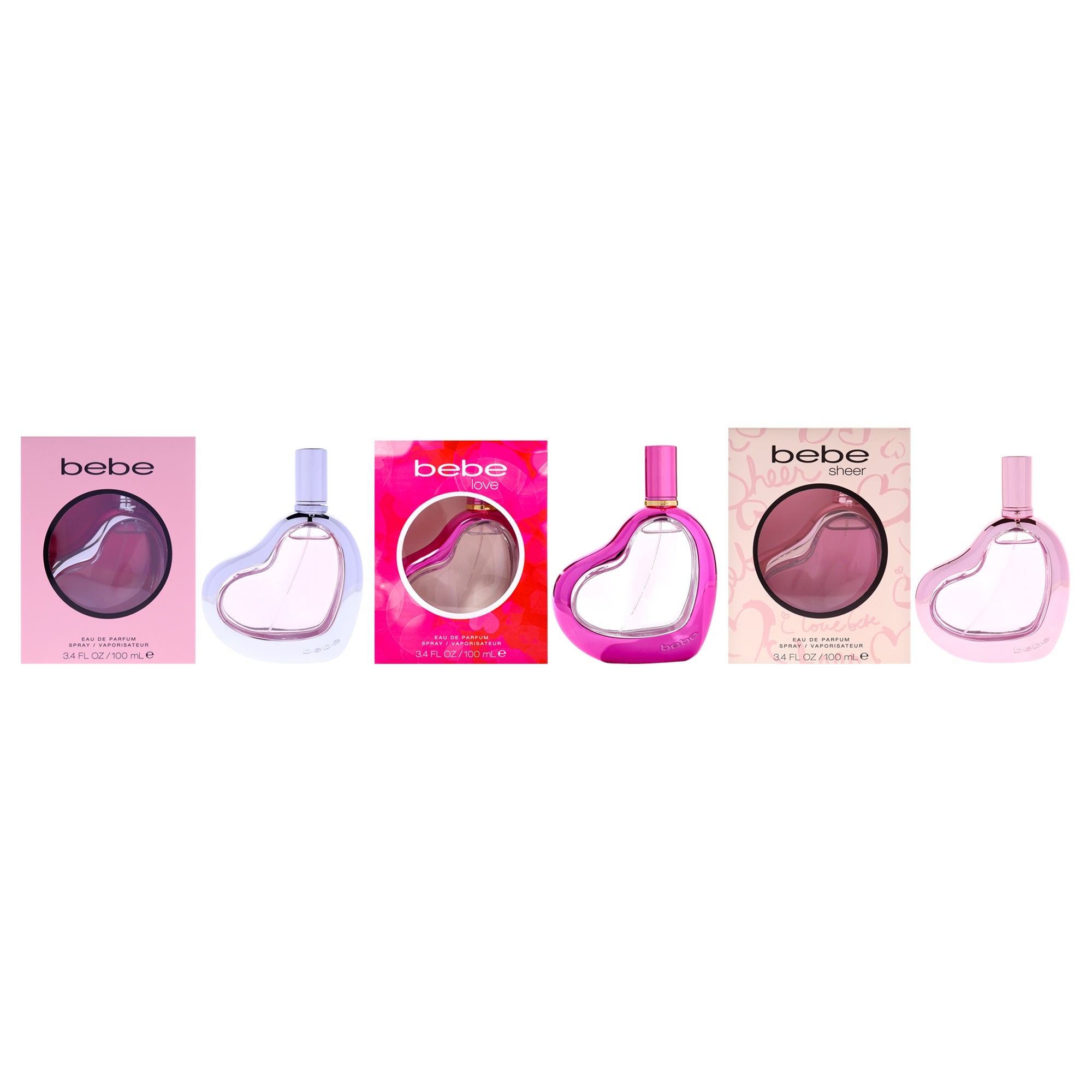 Bebe The Lovely Trio - Discovery kit 3 Pc Kit-Thefragrancemart.com