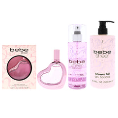 Bebe Sheer Layering Kit 3 Pc Kit-Thefragrancemart.com