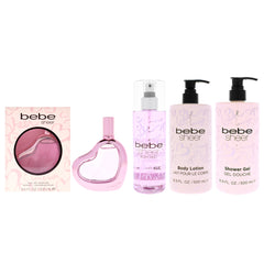 Bebe Sheer Body Care Kit 4 Pc Kit-Thefragrancemart.com