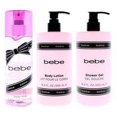 Bebe Shining Silver Trio Kit -Thefragrancemart.com