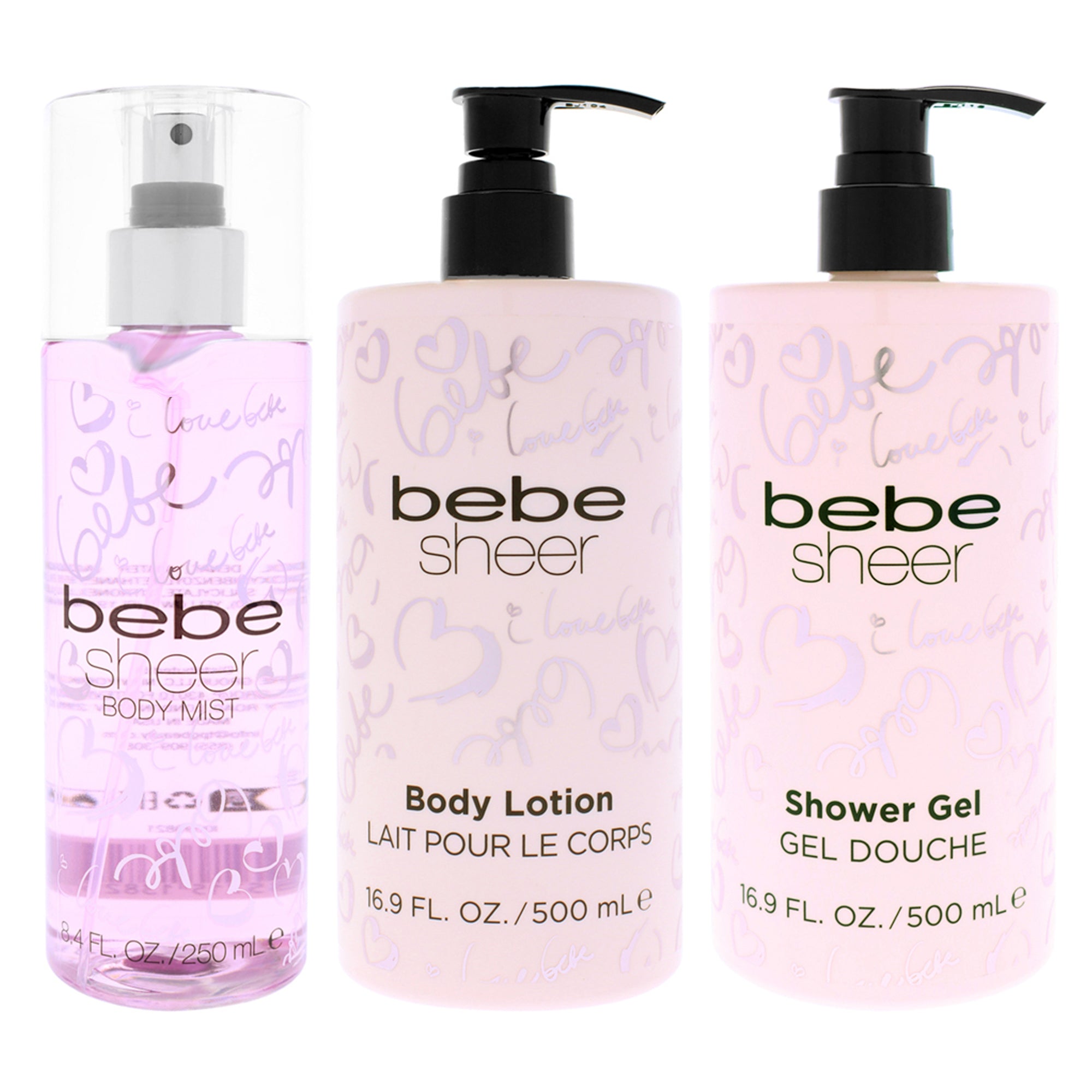 Bebe Light and Sheer Trio Kit -Thefragrancemart.com