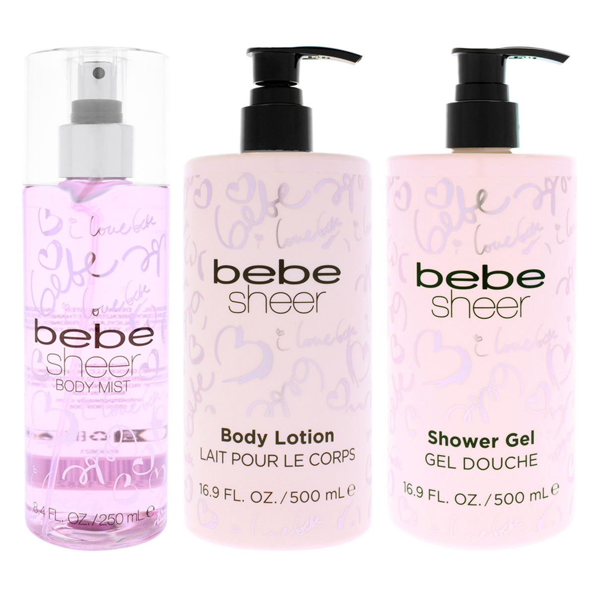 Bebe Light and Sheer Trio Kit -Thefragrancemart.com
