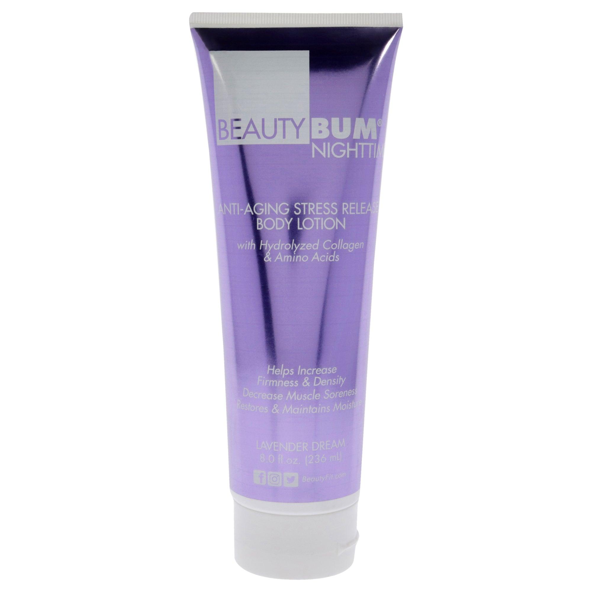 BeautyFit BeautyBum NightTime Anti-Aging Stress Release Body Lotion - Lavender Dream  The fragrance mart