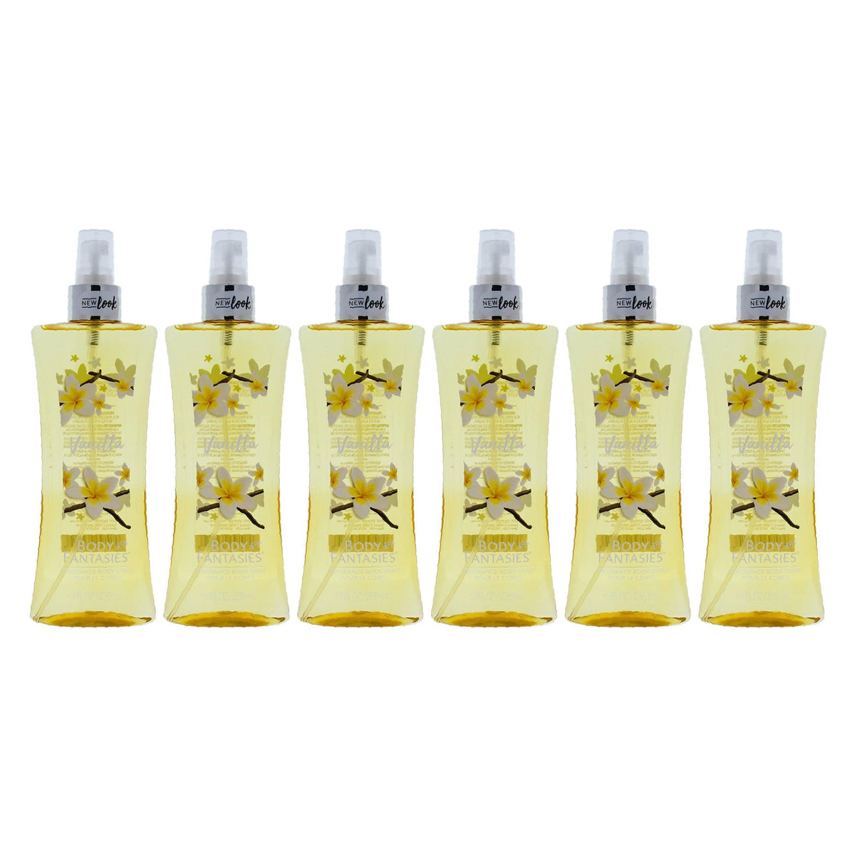 Body Fantasies Vanilla Body Spray - Pack of 6  The fragrance mart