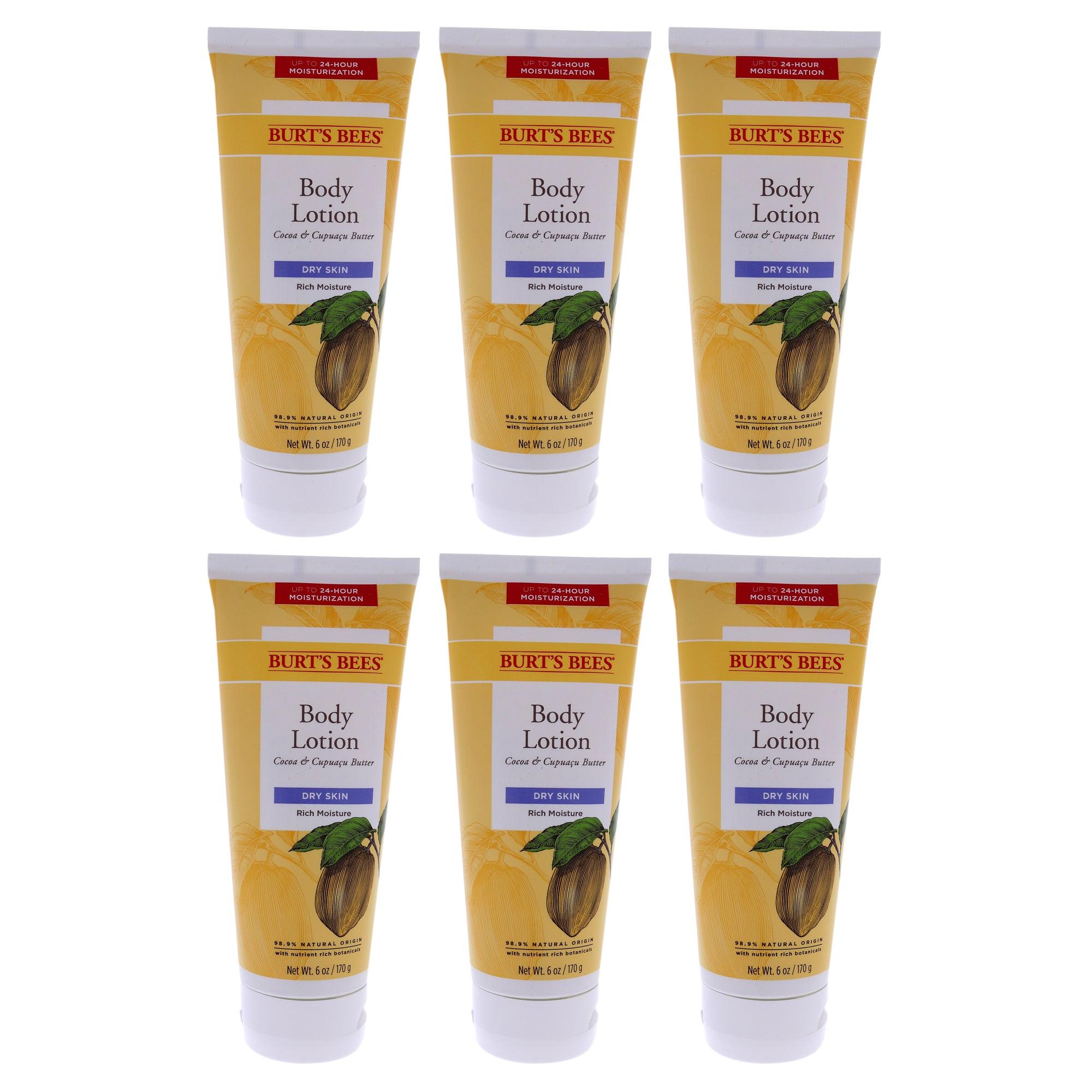 Burts Bees Cocoa and Cupuacu Butters Body Lotion - Pack of 6  The fragrance mart