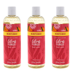 Burts Bees Energizing Citrus and Ginger Body Wash - Pack of 3  The fragrance mart