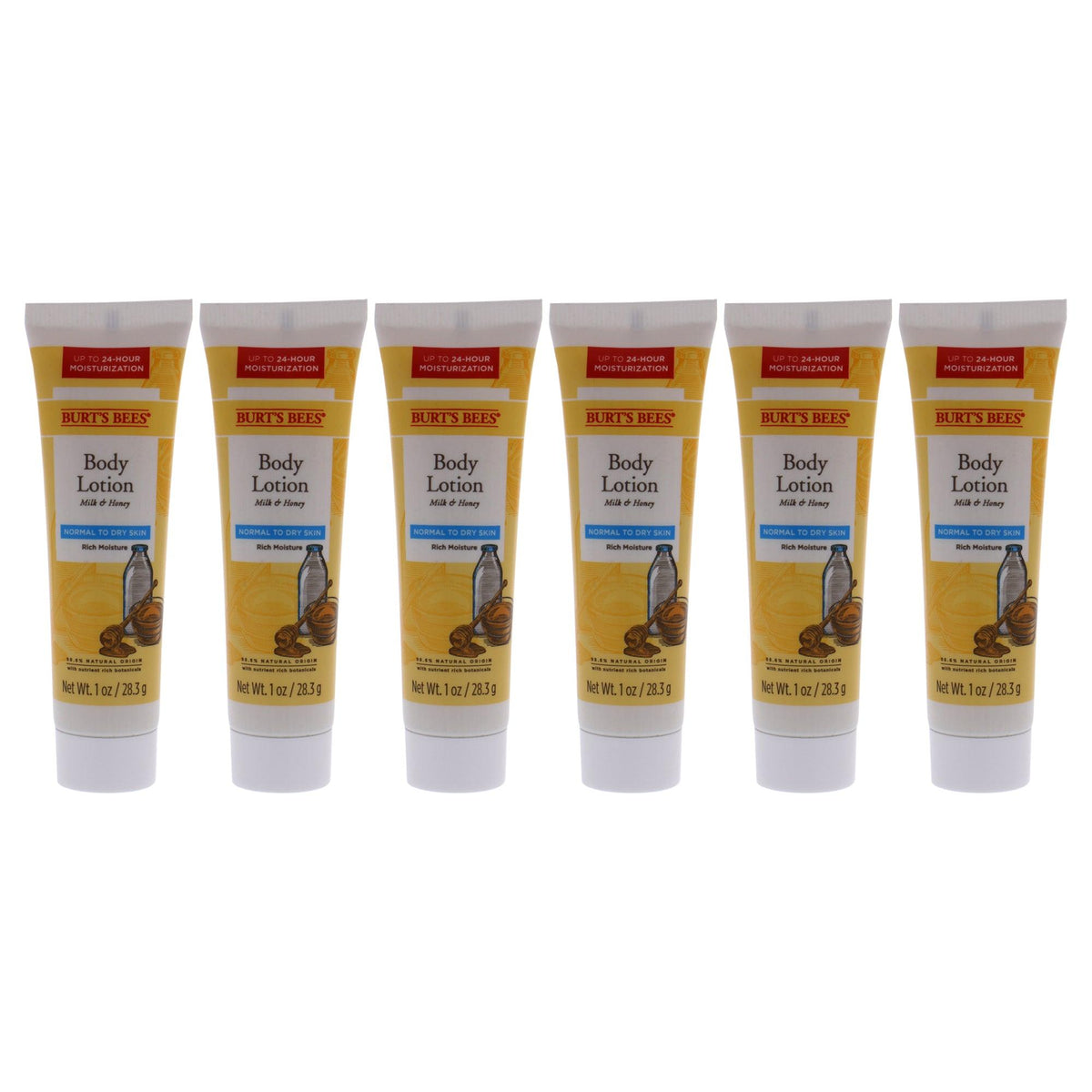 Burts Bees Milk and Honey Body Lotion - Pack of 6  The fragrance mart