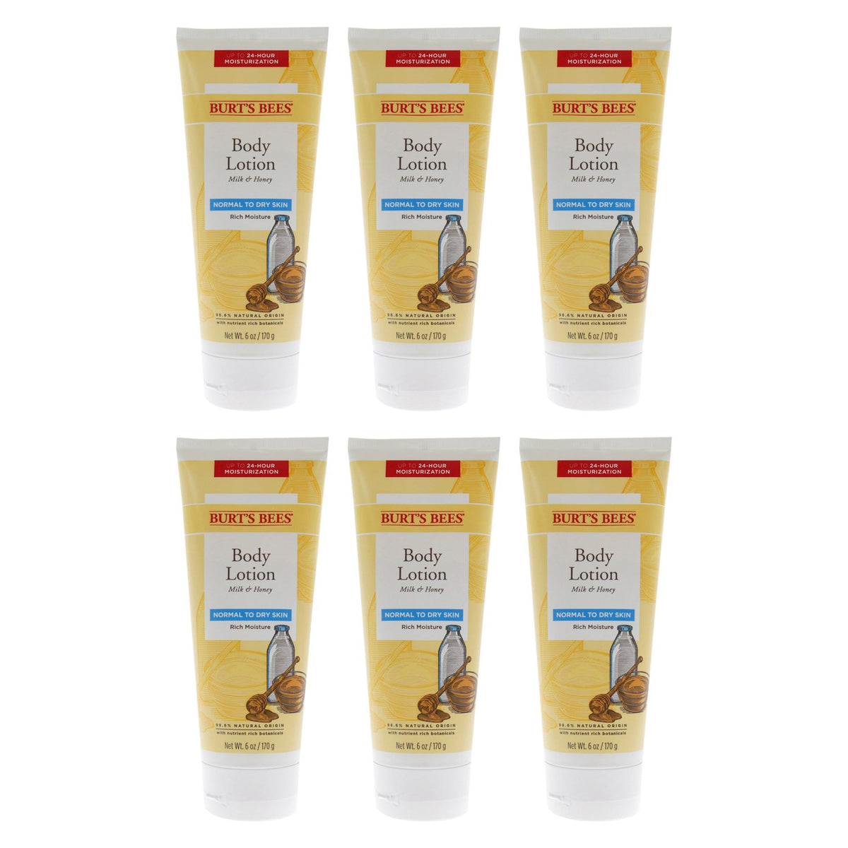 Burts Bees Milk and Honey Body Lotion - Pack of 9  The fragrance mart