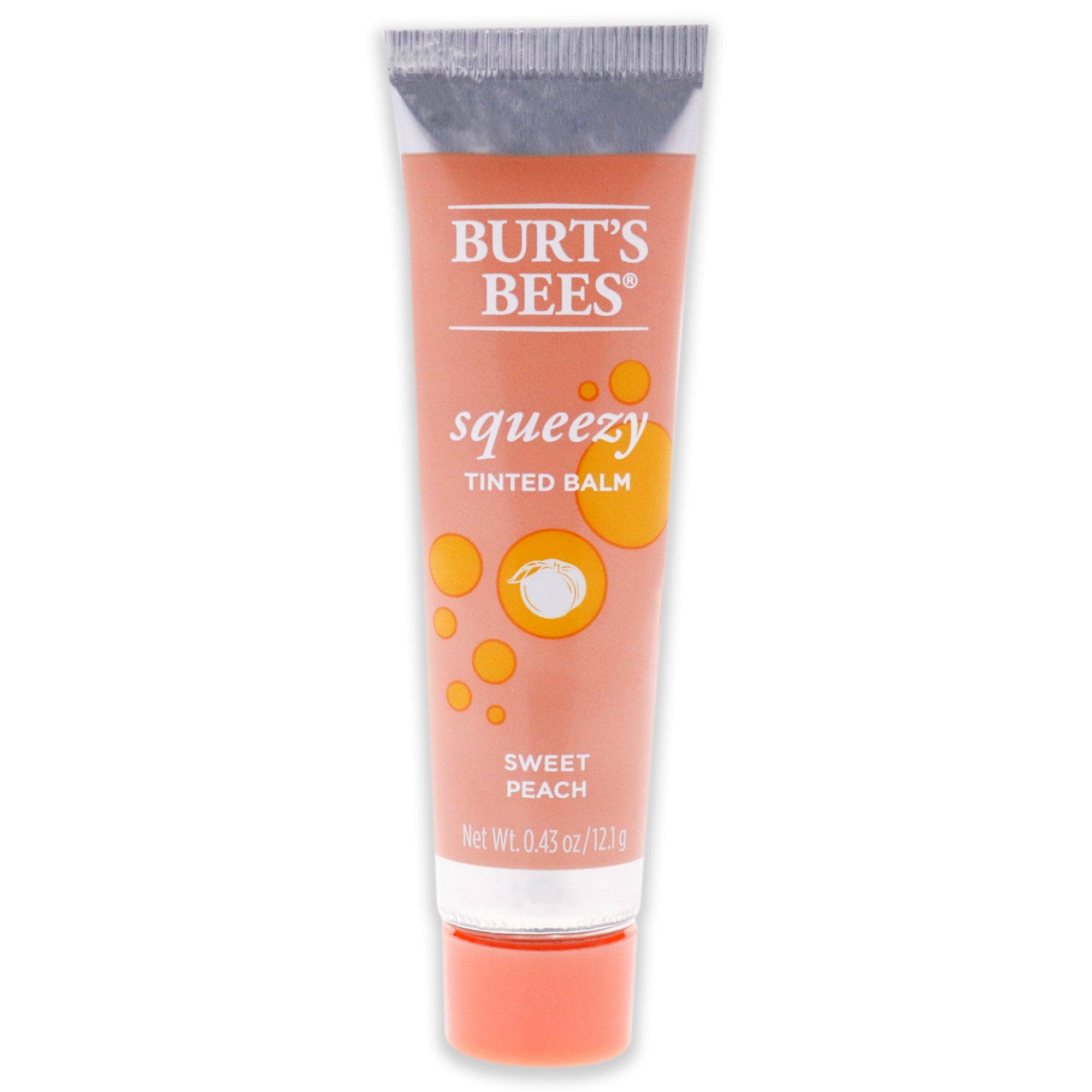 Burts Bees Squeezy Tinted Lip Balm - Sweet Peach  The fragrance mart