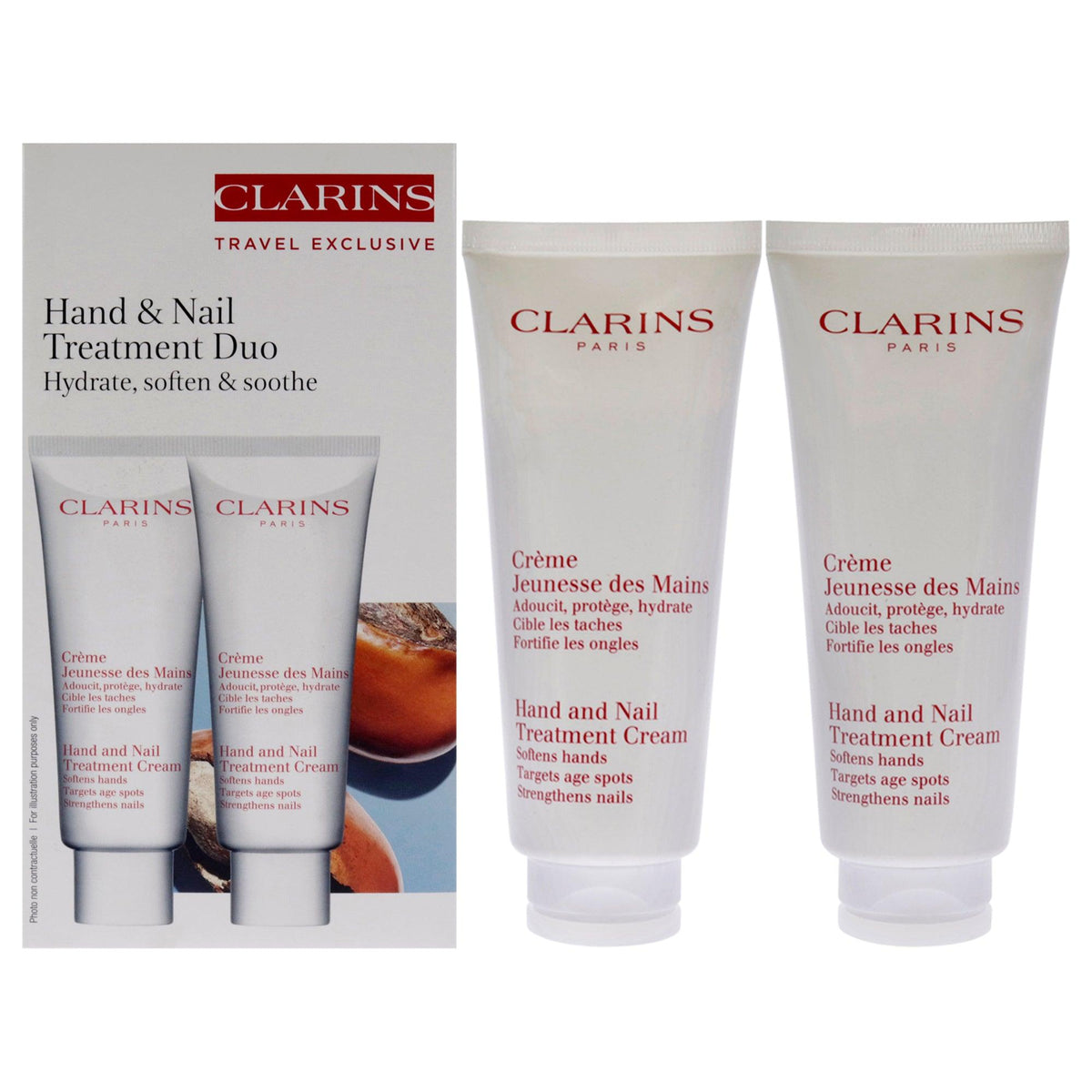 Clarins Hand and Nail Treatment Cream Duo  The fragrance mart