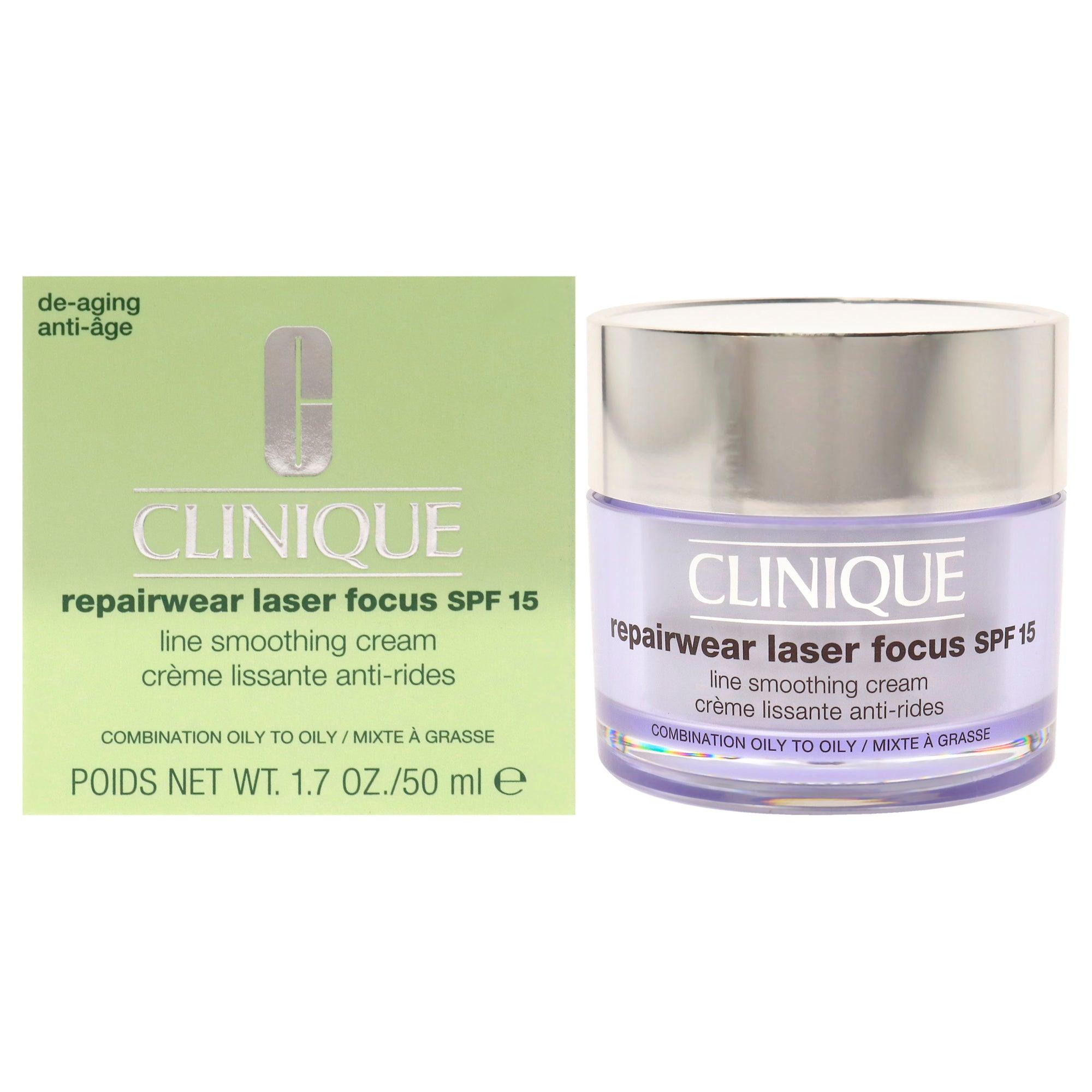 Clinique Repairwear Laser Focus Line Smoothing Cream SPF 15 - Combination Oily to Oily  The fragrance mart