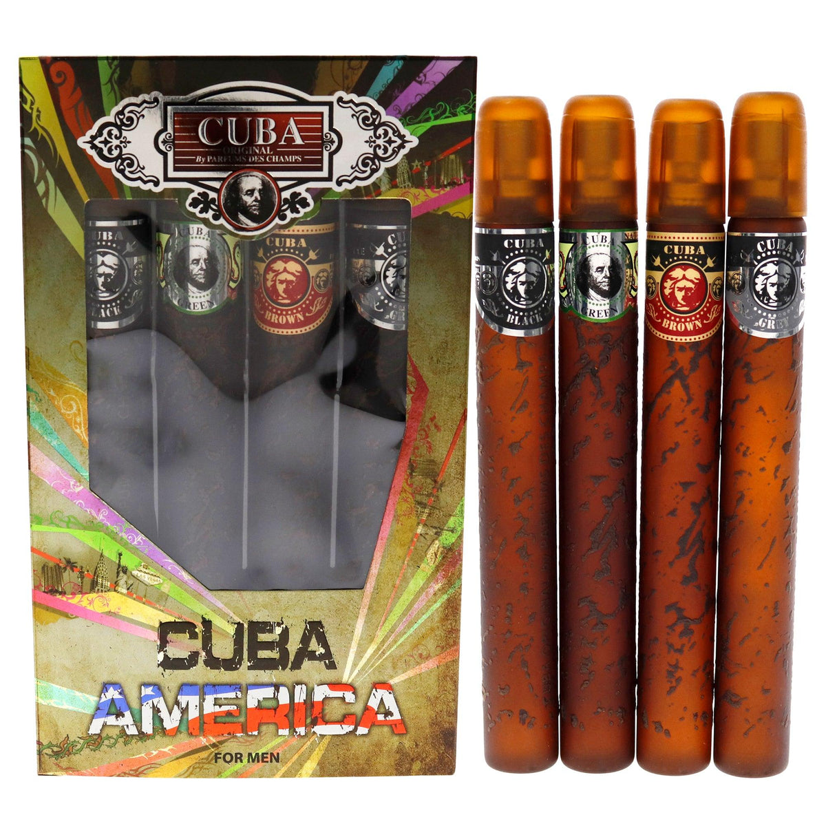 Cuba America 4 Pc Gift Set The fragrance mart