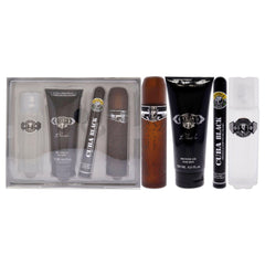 Cuba Black 4 Pc Gift Set The fragrance mart