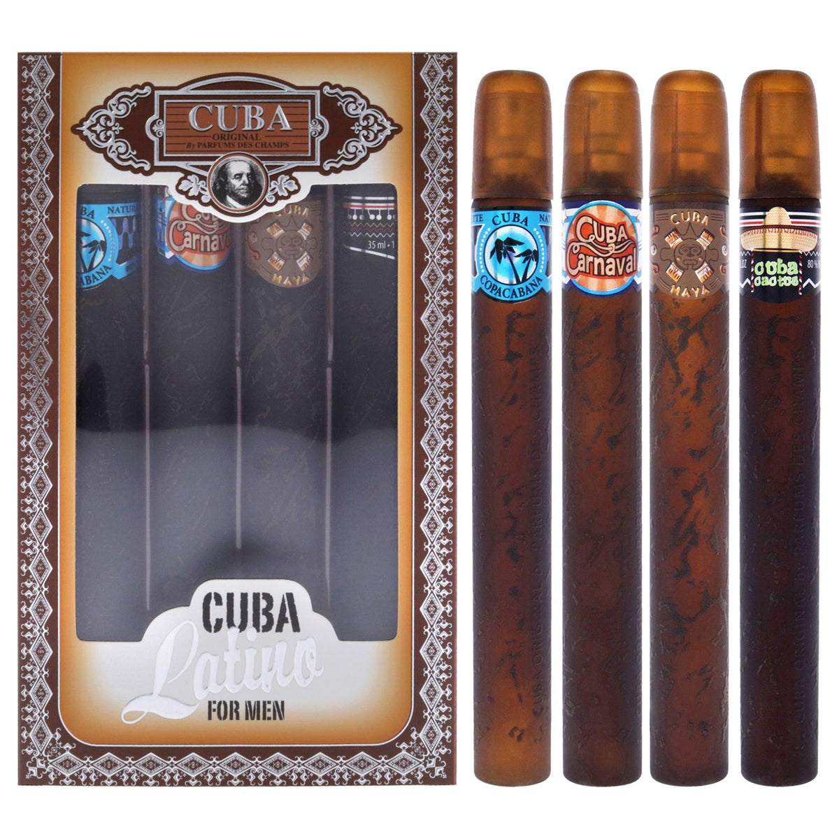 Cuba Latino Collection 4 Pc Gift Set The fragrance mart