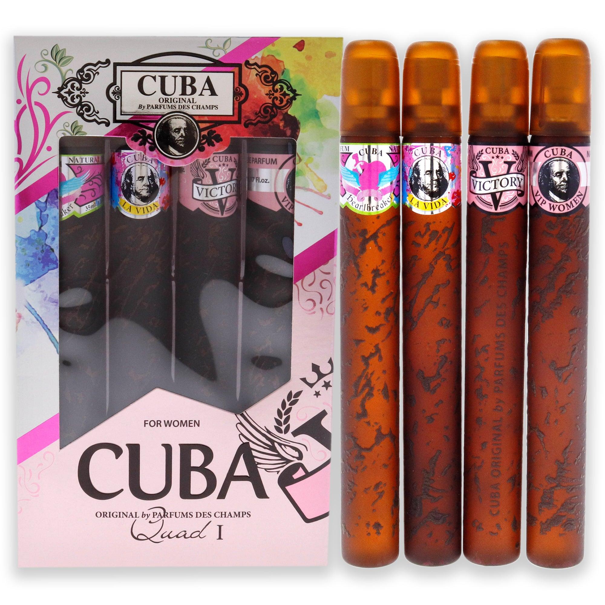 Cuba Quad I 4 Pc Gift Set The fragrance mart