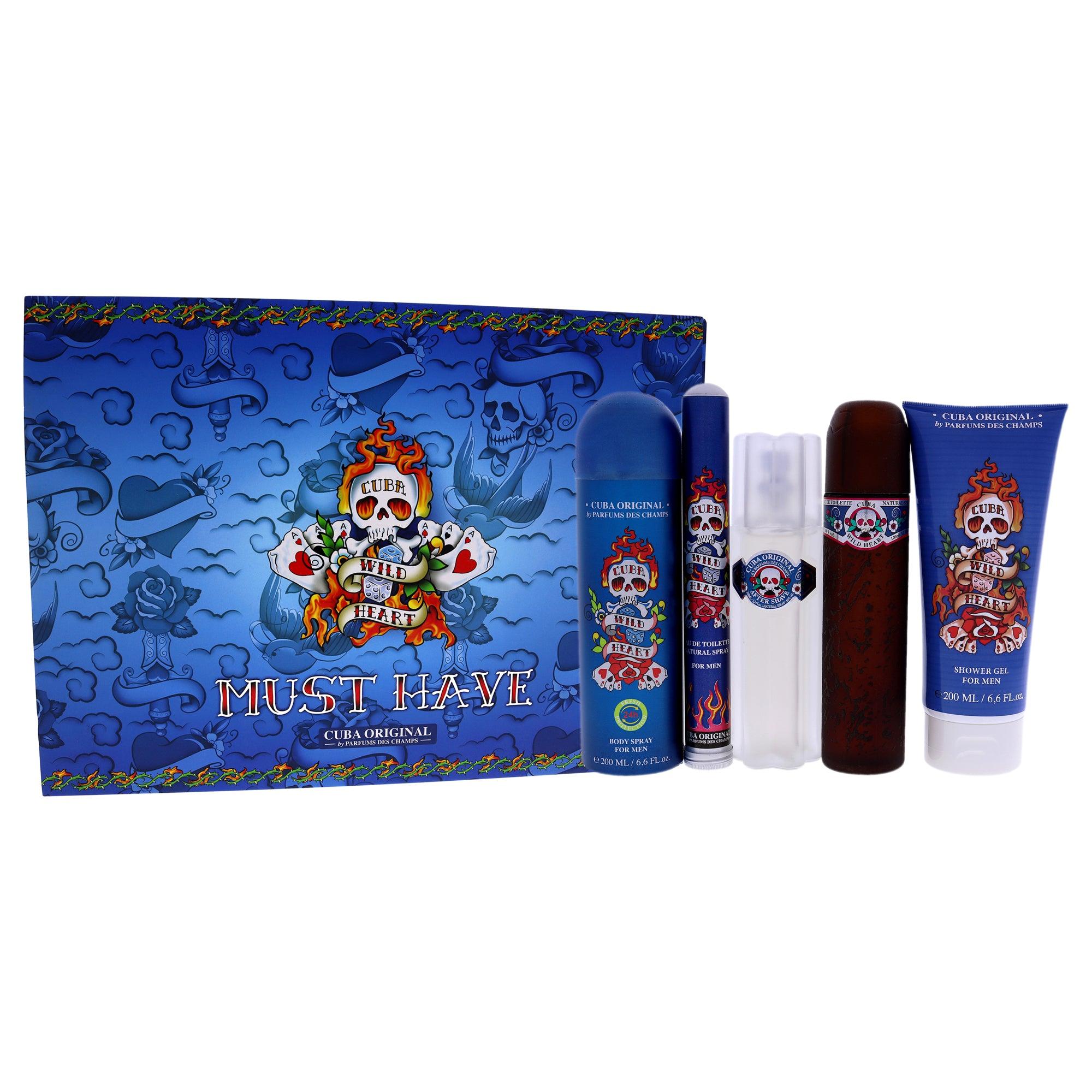 Cuba Wild Heart 5 Pc Gift Set The fragrance mart