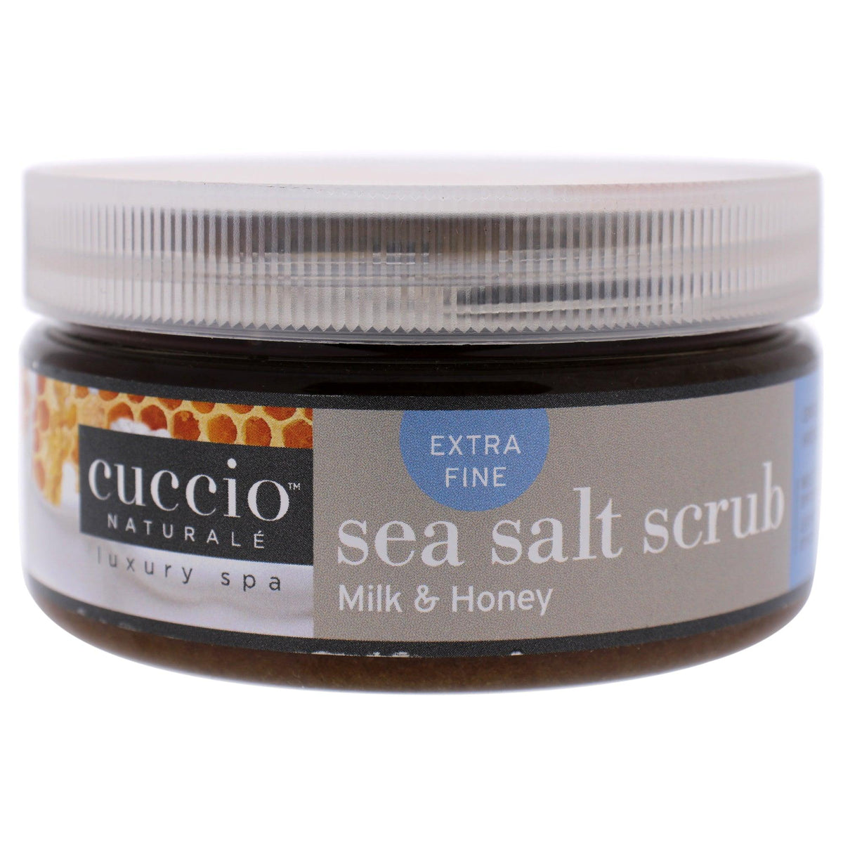 Cuccio Naturale Sea Salt Scrub - Milk and Honey  The fragrance mart