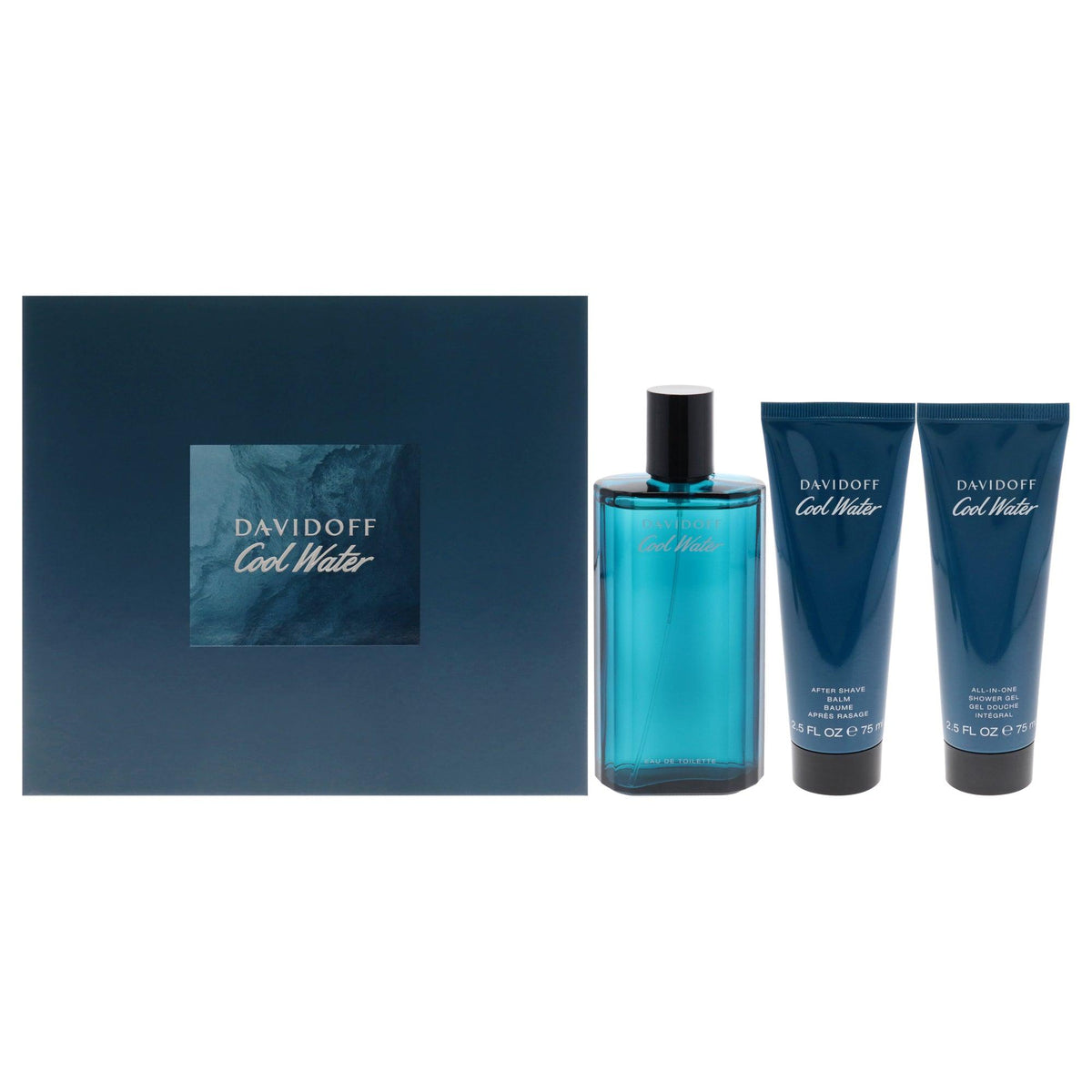 Davidoff Cool Water 3 Pc Gift Set The fragrance mart