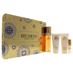 Elizabeth Taylor White Diamonds 4 Pc Gift Set The fragrance mart