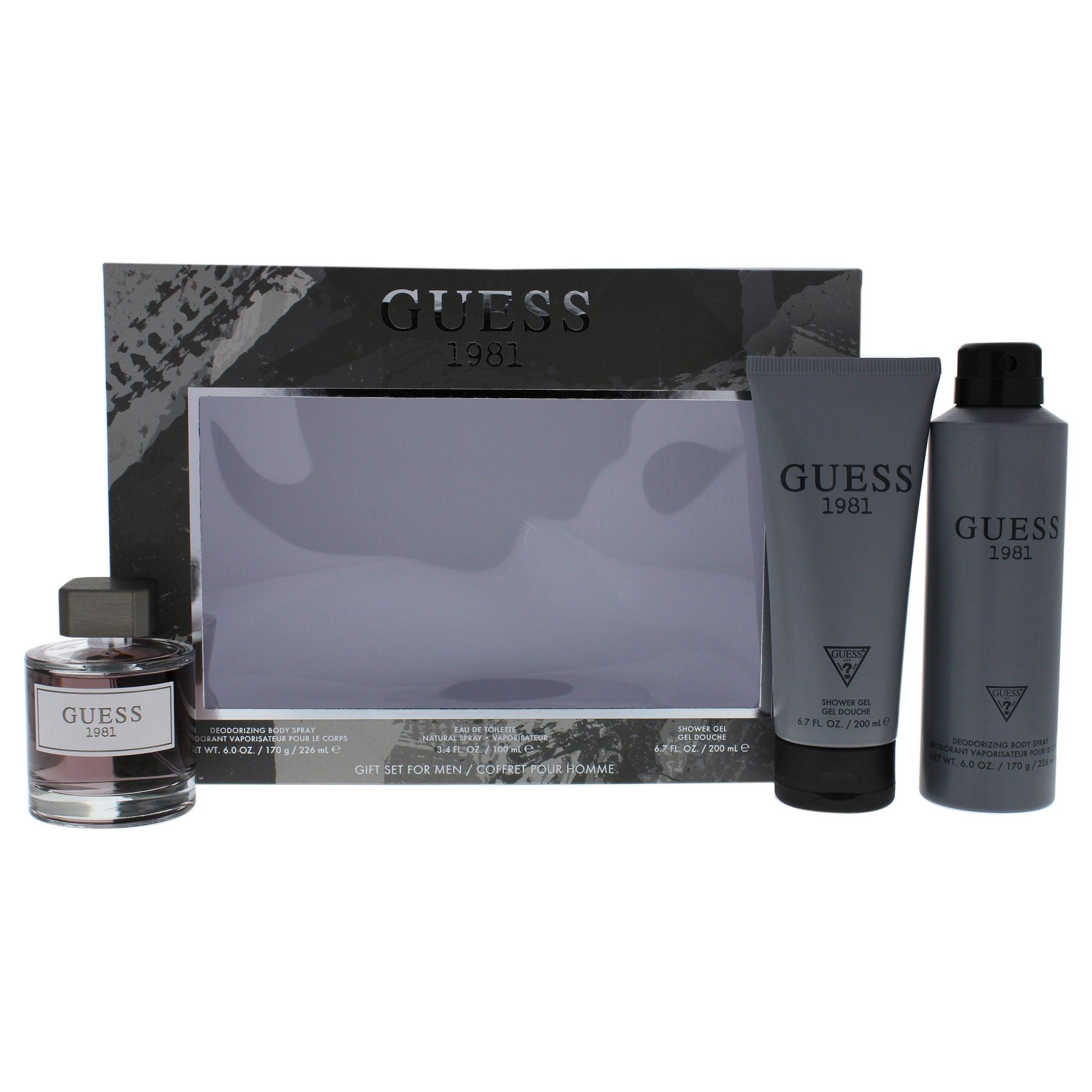 Guess 1981 3 Pc Gift Set The fragrance mart