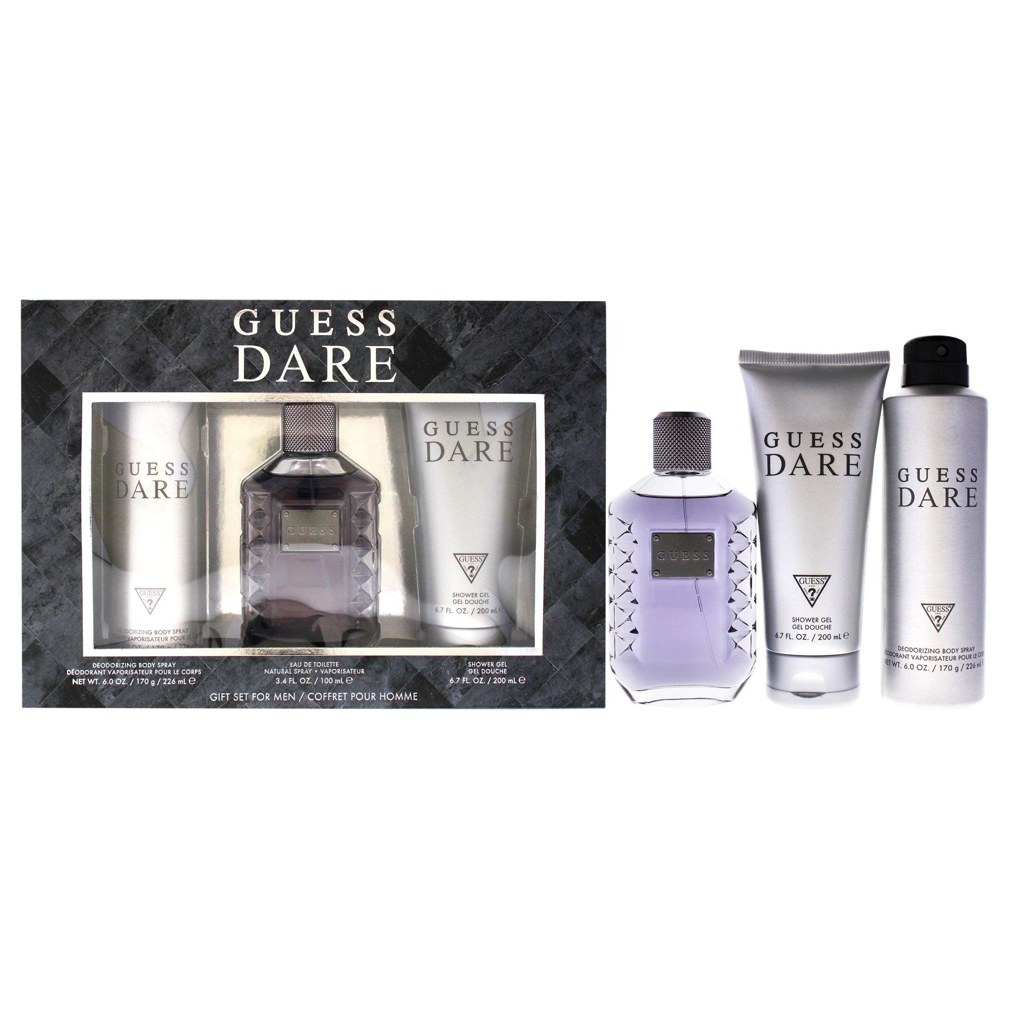 Guess Dare 3 Pc Gift Set The fragrance mart