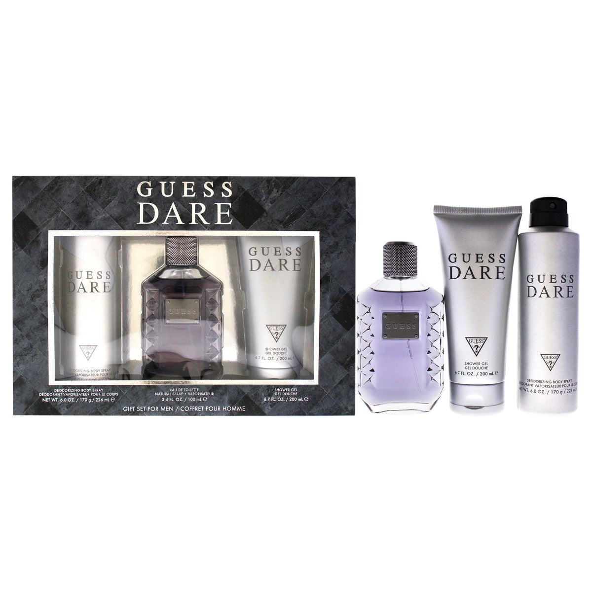 Guess Dare 3 Pc Gift Set The fragrance mart