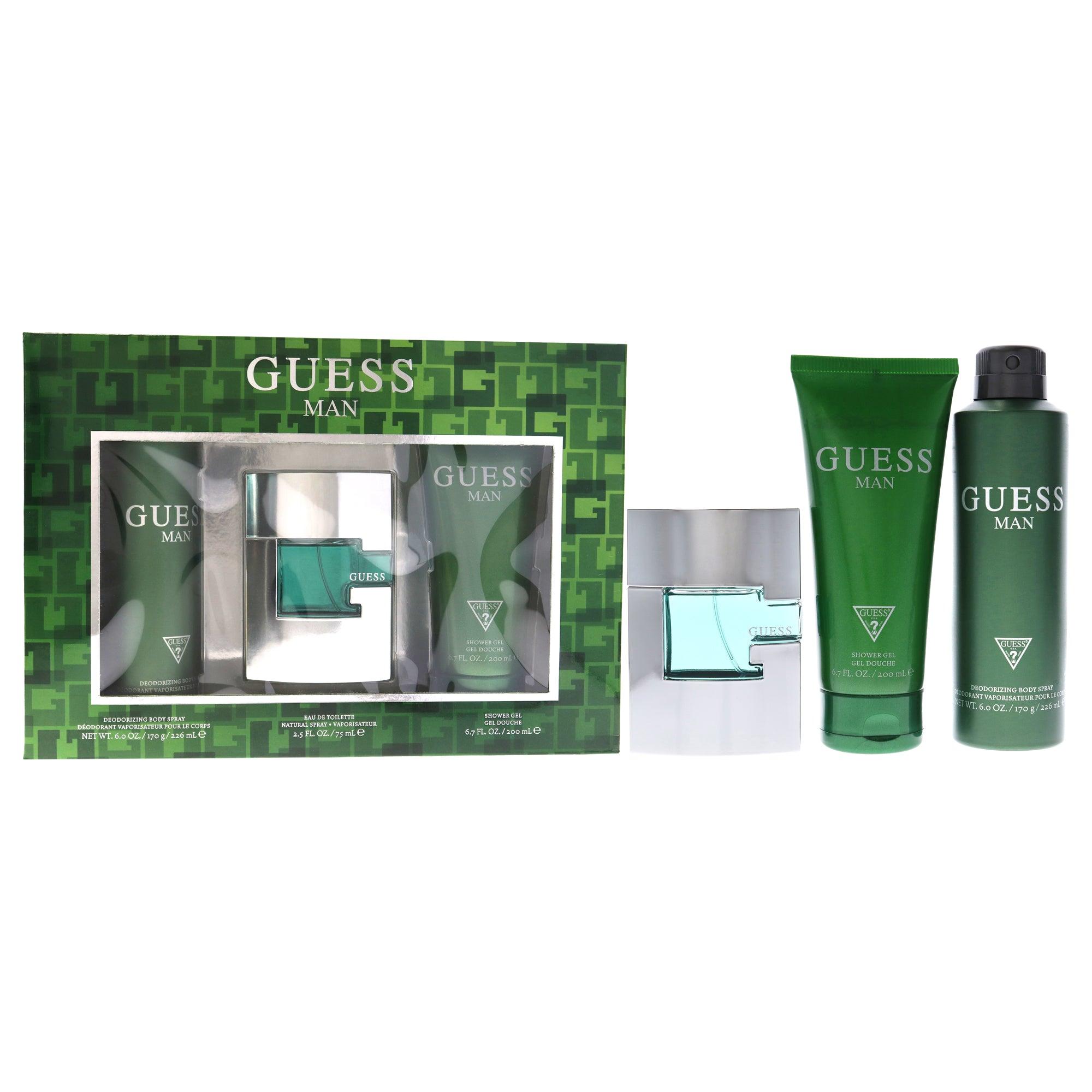 Guess Man 3 Pc Gift Set The fragrance mart