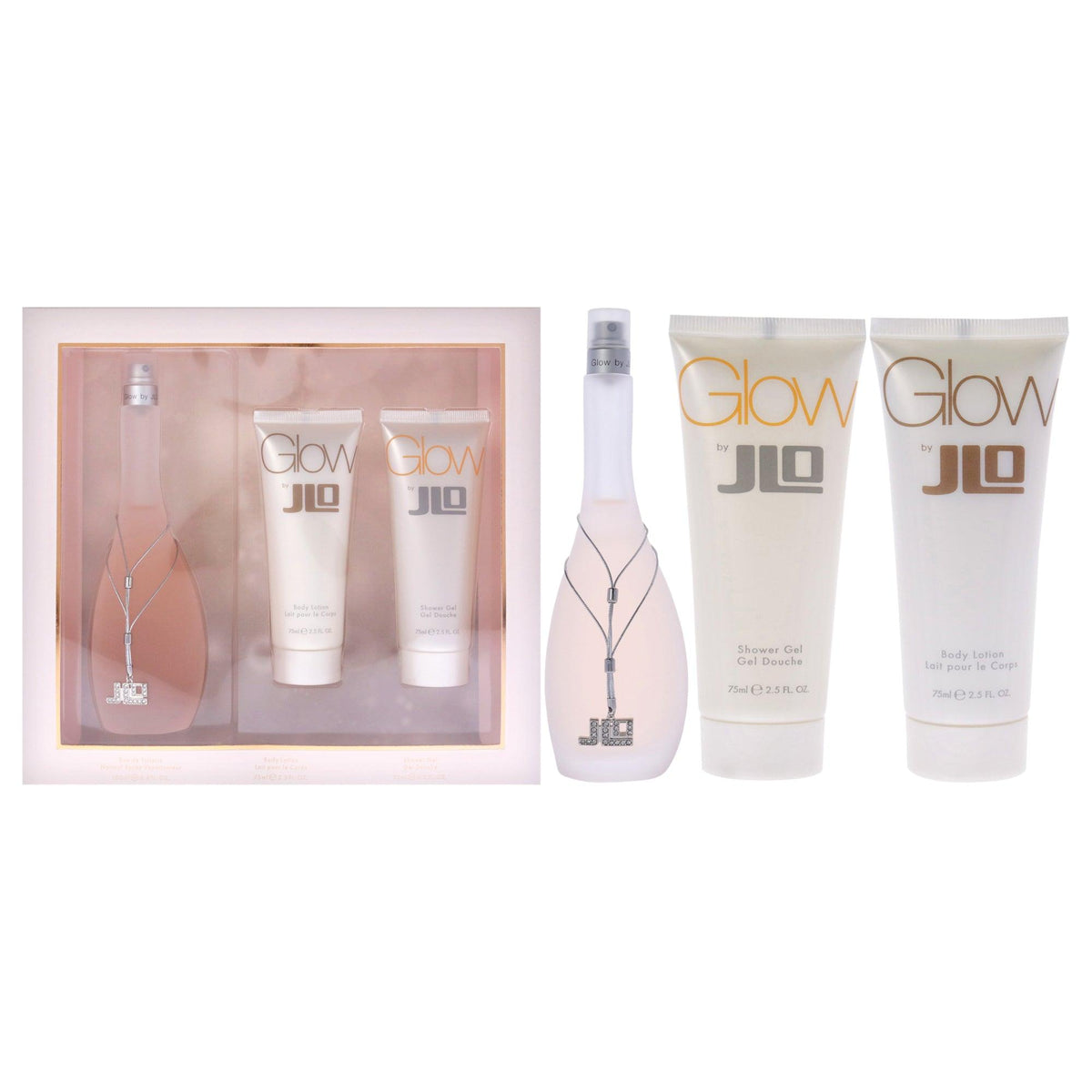 Jennifer Lopez Glow 3 pc Gift Set The fragrance mart