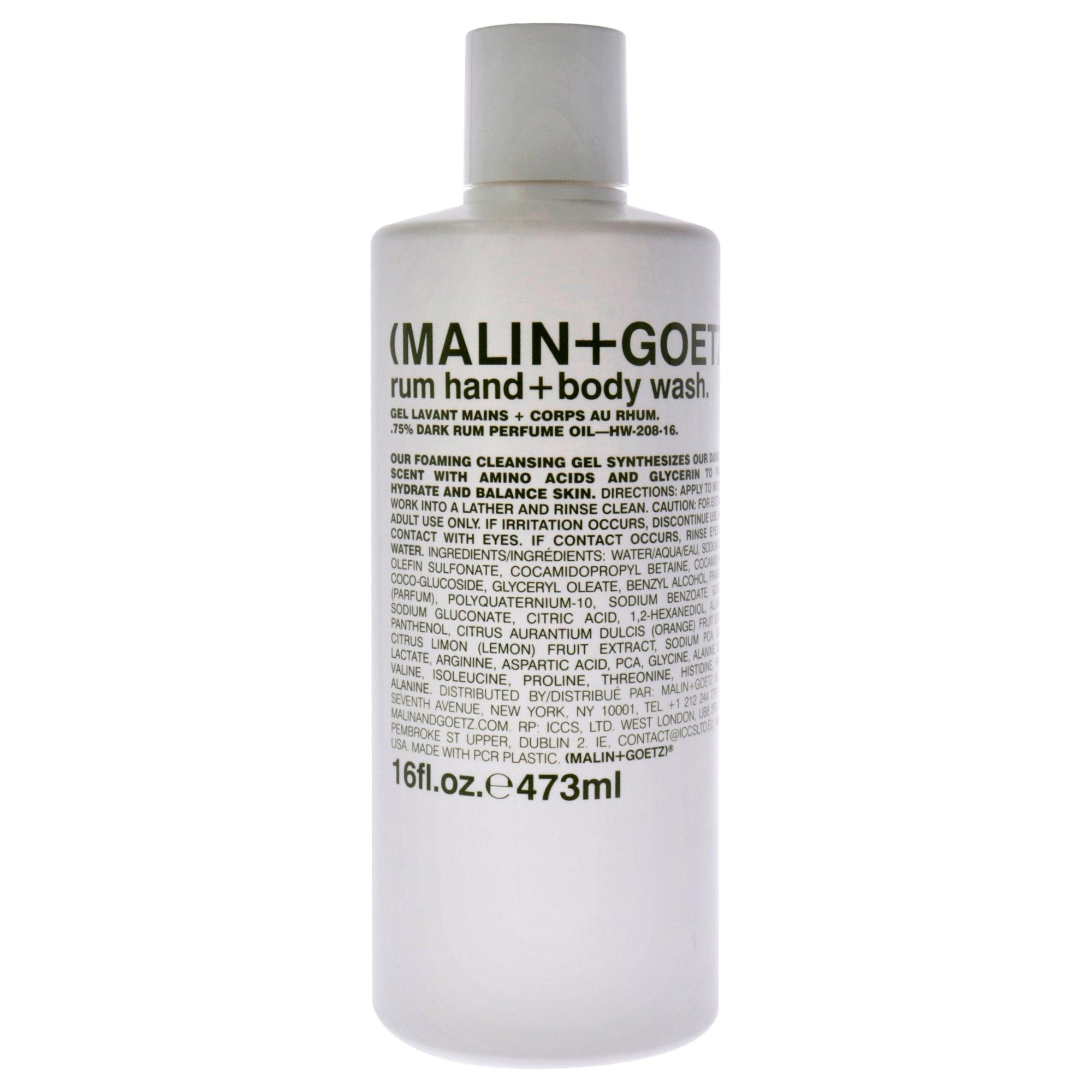 Malin + Goetz Rum Body Wash  The fragrance mart