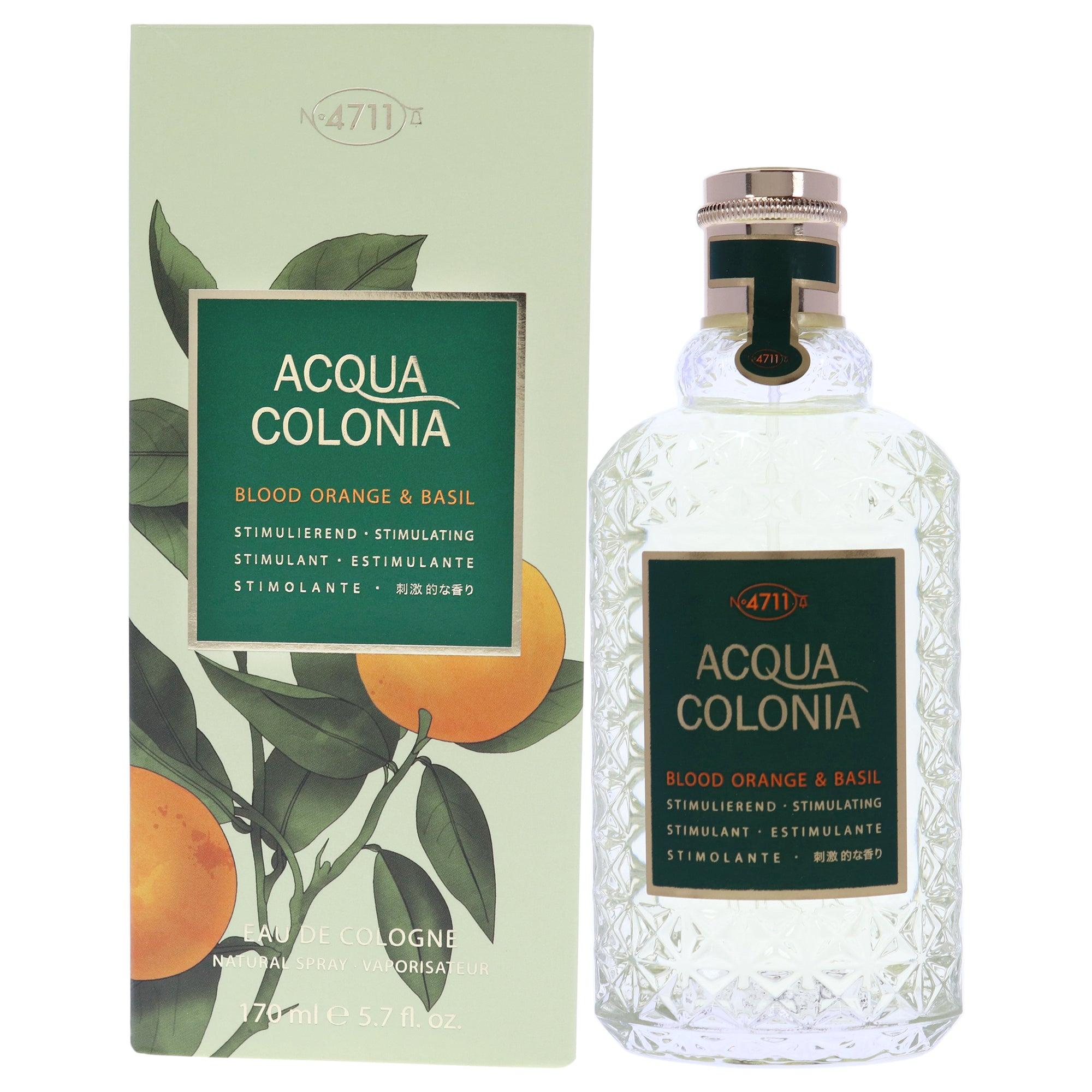 Muelhens 4711 Acqua Colonia Blood Orange and Basil Eau De Cologne The fragrance mart