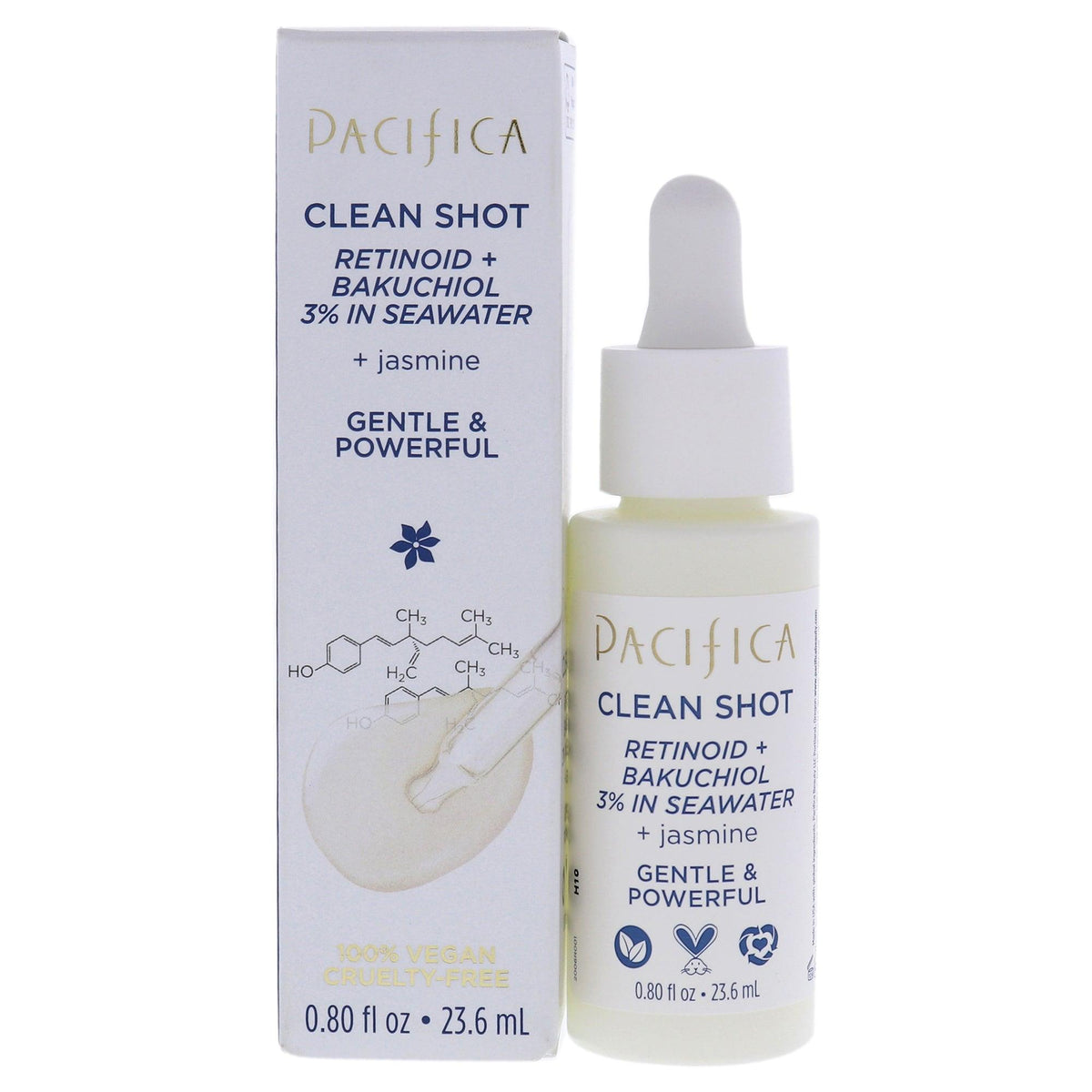 Pacifica Clean Shot Retinoid and Bakuchiol 3 Percent In Seawater  The fragrance mart