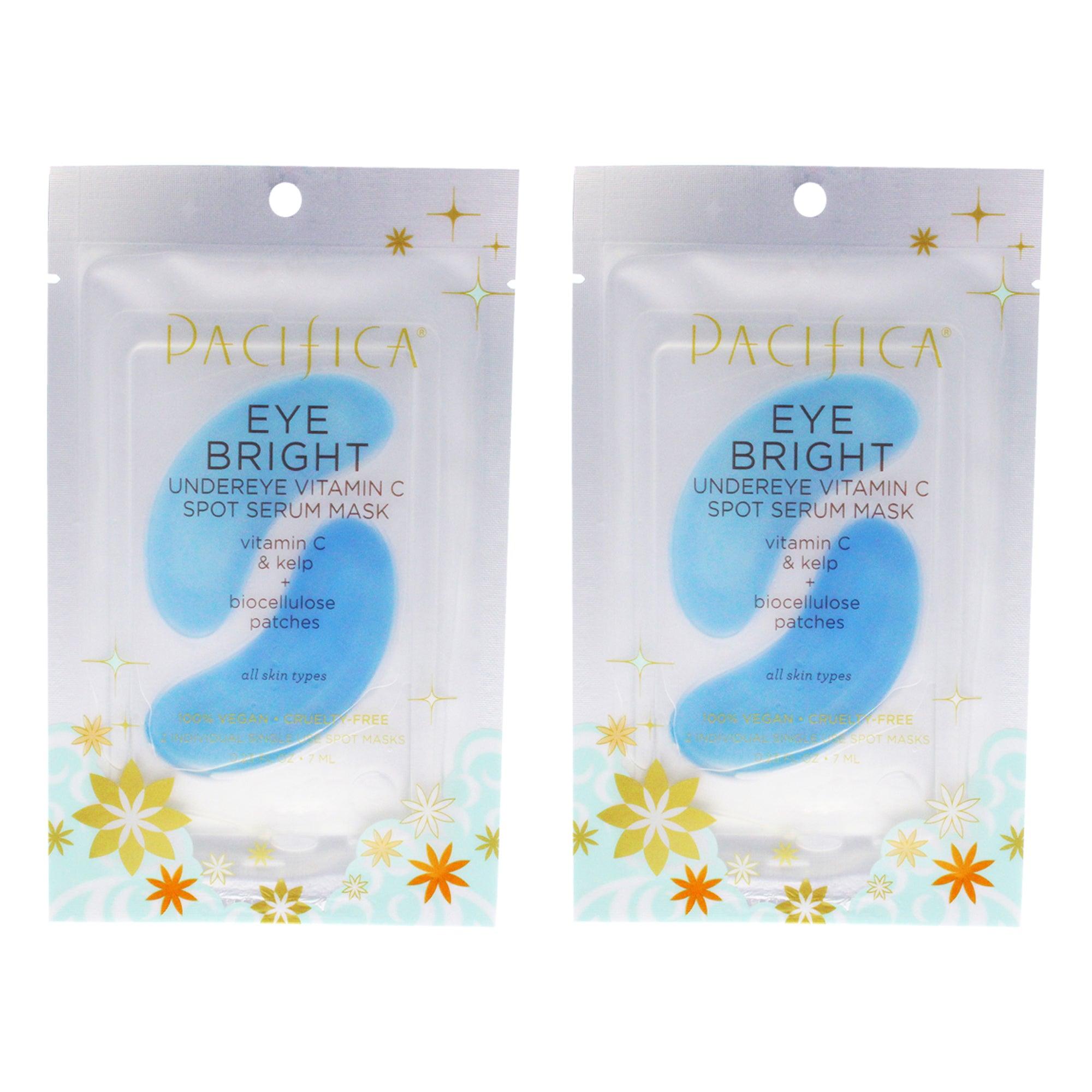 Pacifica Eye Bright Undereye Vitamin C Spot Serum Mask - Pack of 2  The fragrance mart