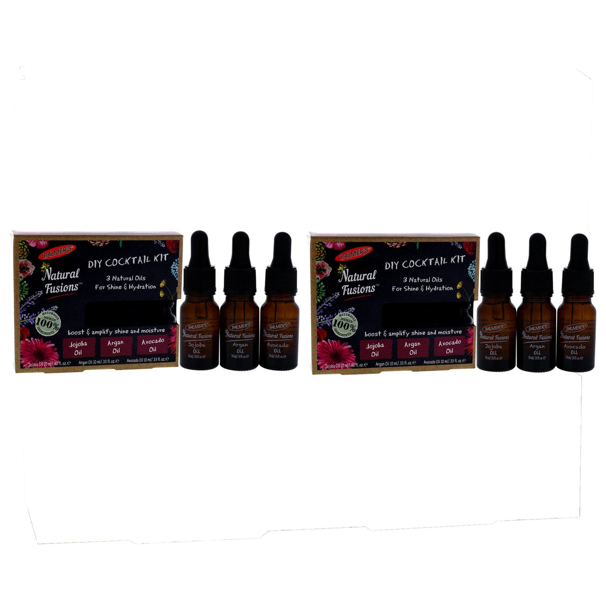 Palmers Natural Fusions Shine and Hydration DIY Cocktail Kit - Pack of 2  The fragrance mart